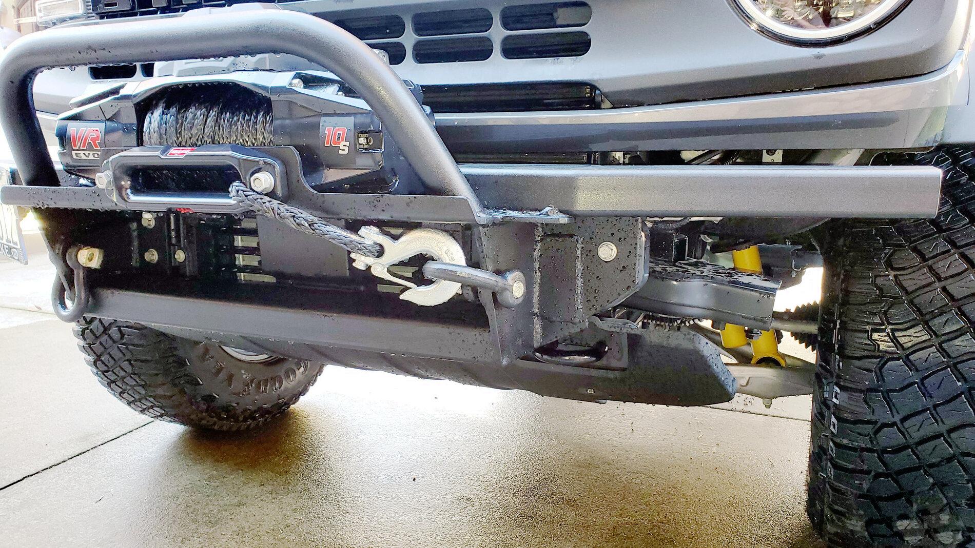 Ford Bronco DIY Winch Bumper Build Close edited