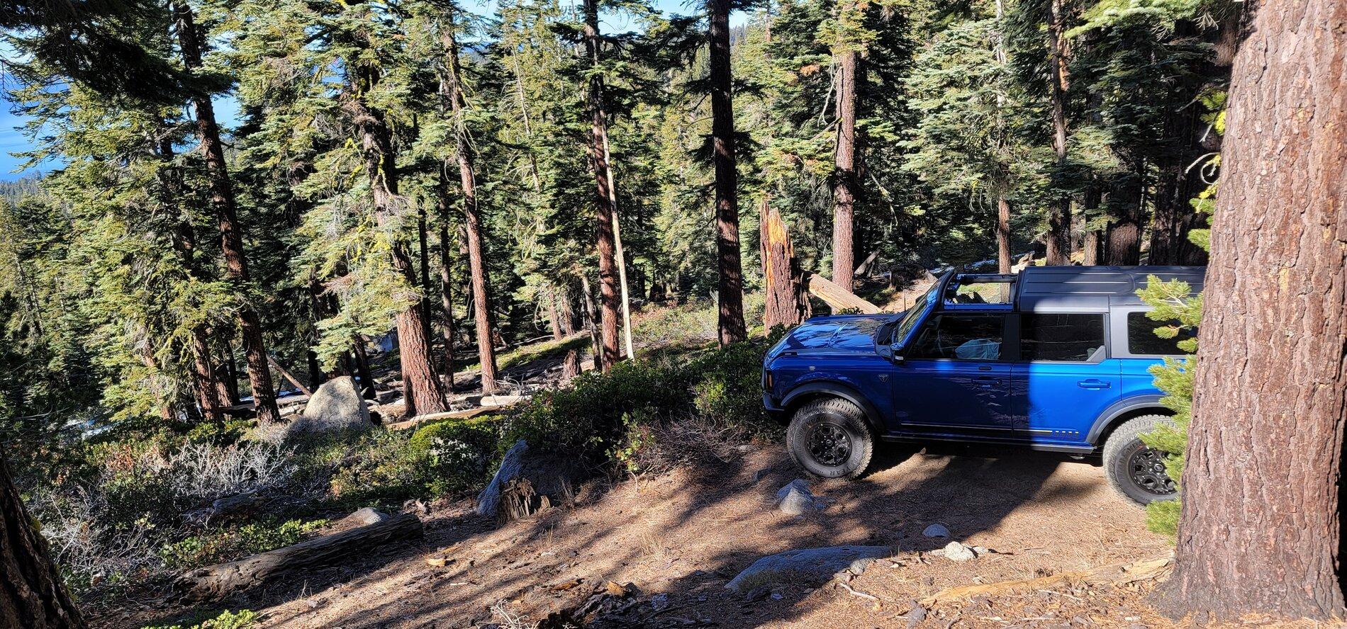 Ford Bronco Short FE adventure review! No mall crawler here! First big trip... Lake Tahoe CA 20211127_123647