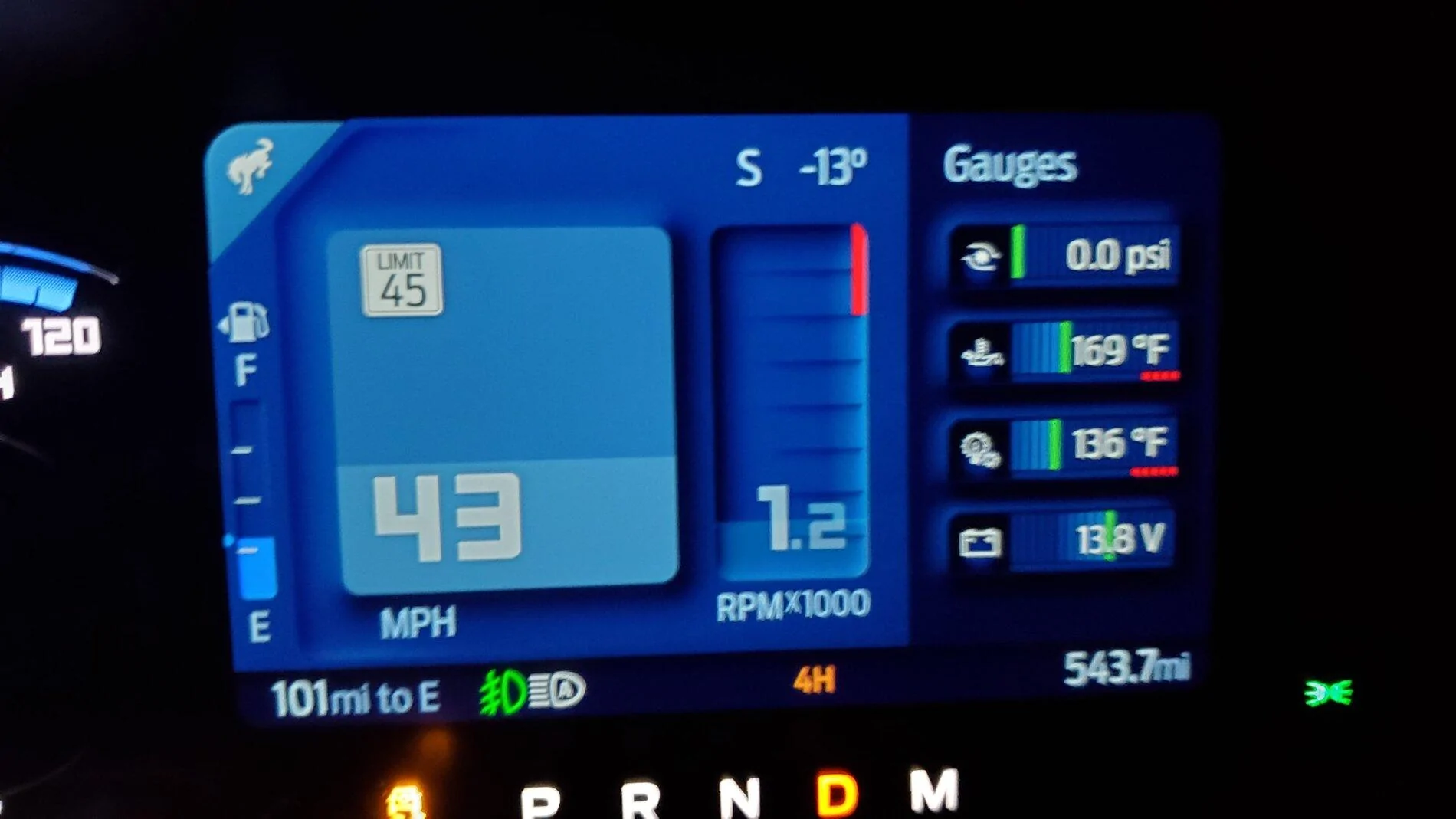 Ford Bronco Bronco cold weather performance questions - Alaska 20211127_213241