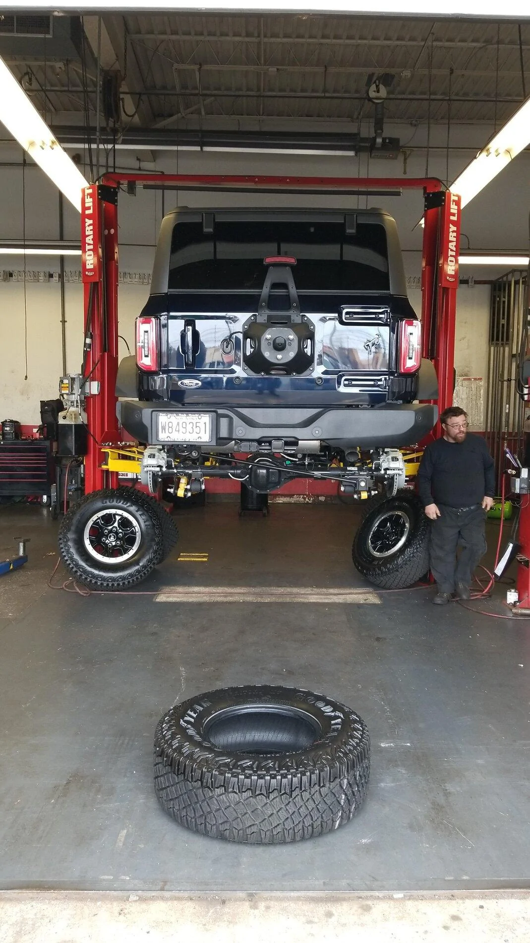 Ford Bronco Balancing 37" wheels - dynamic weights not sticking? IMG-20211128-WA0001