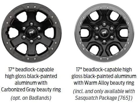 Ford Bronco Does everyone get an assembly line picture? Wheel Color