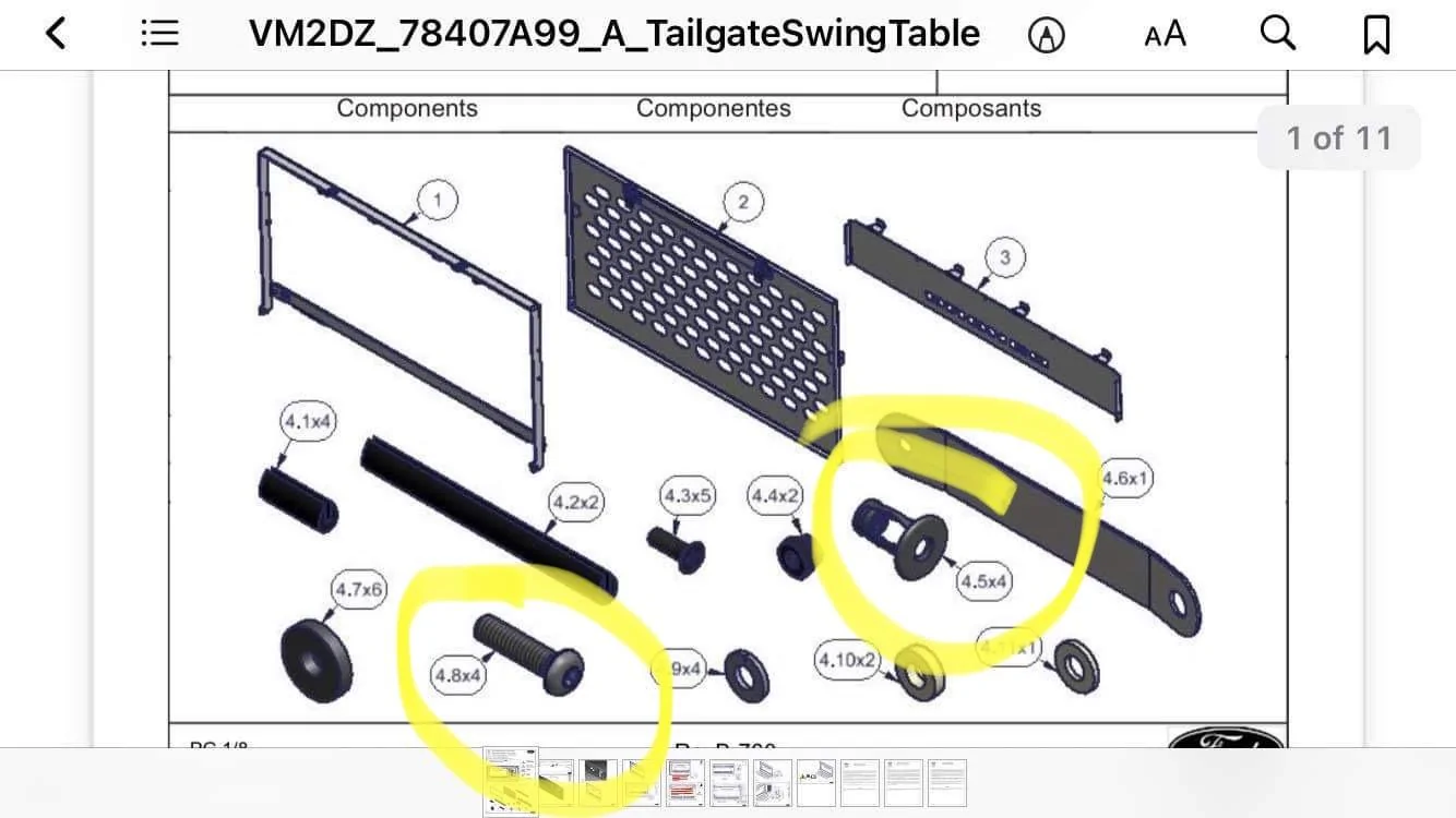 Ford Bronco Tailgate table install B72EB7E4-1281-4904-BAD1-7B38D5331950