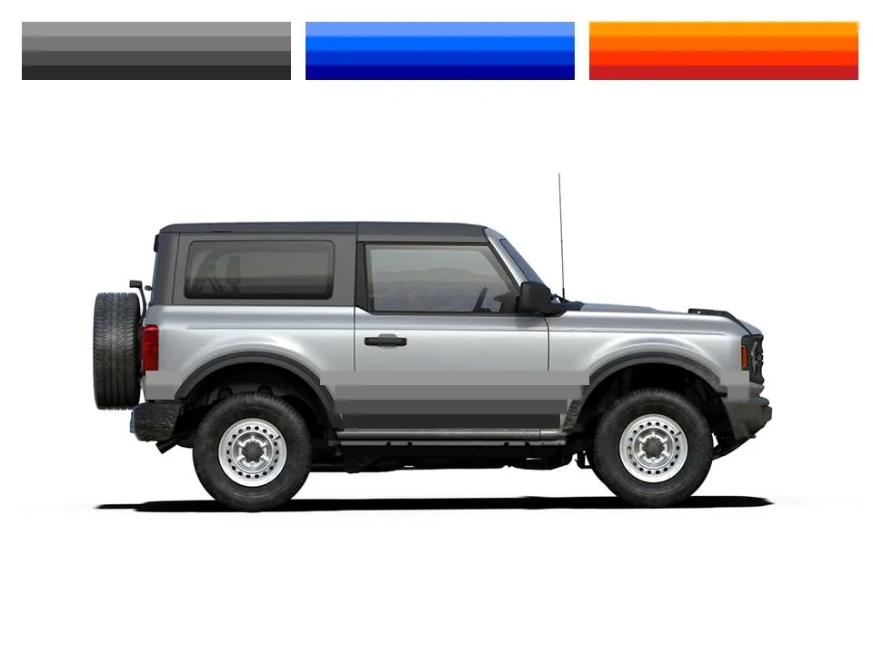 Ford Bronco Is no one ordering iconic silver? bronco stripes