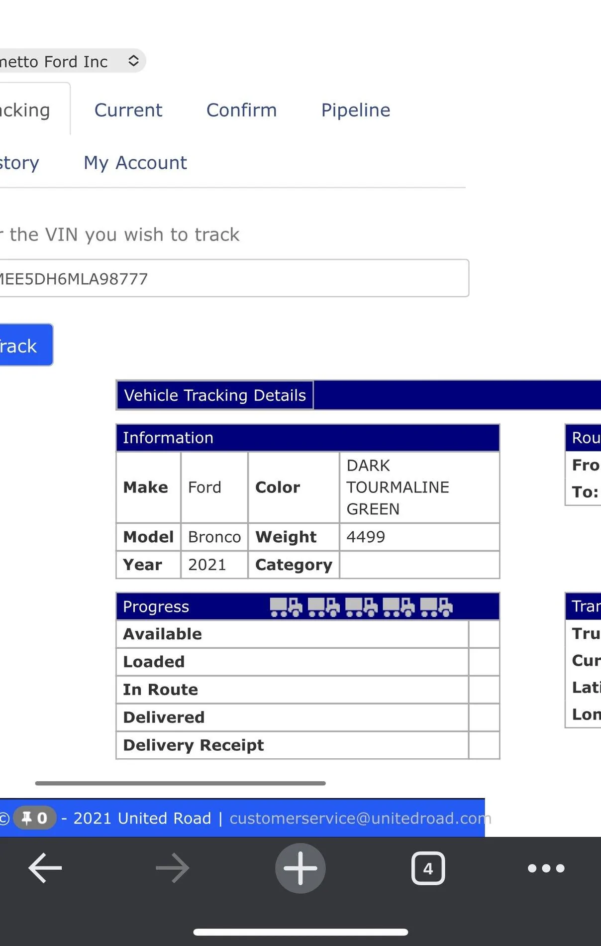 Ford Bronco Here are the Bronco Build & Tracking links 0D553D35-A1F8-432C-96A8-3BA106782AD4