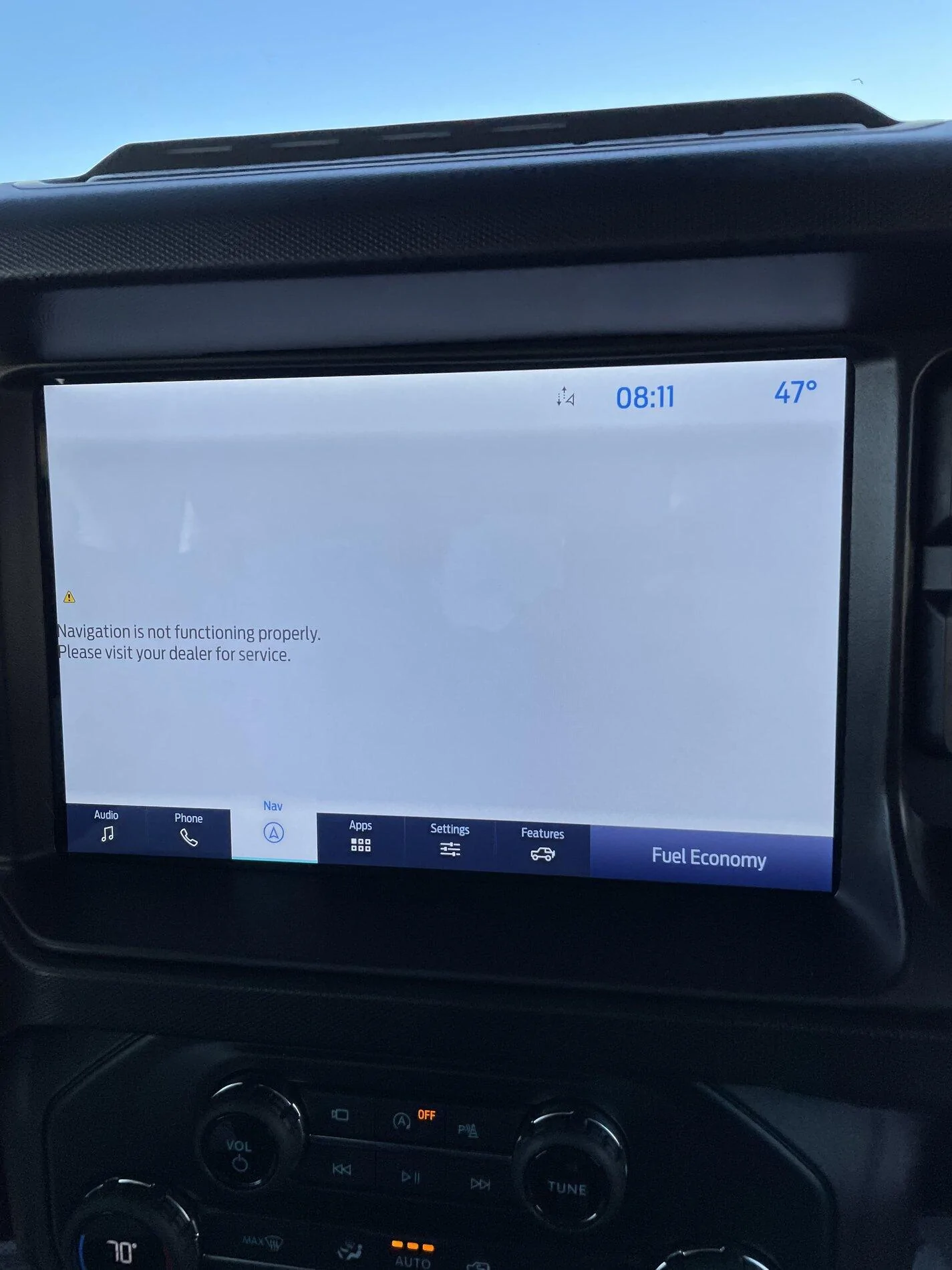 Ford Bronco Navigation not functioning properly D17467B5-AE16-431D-8A70-6DA4F881D3B7
