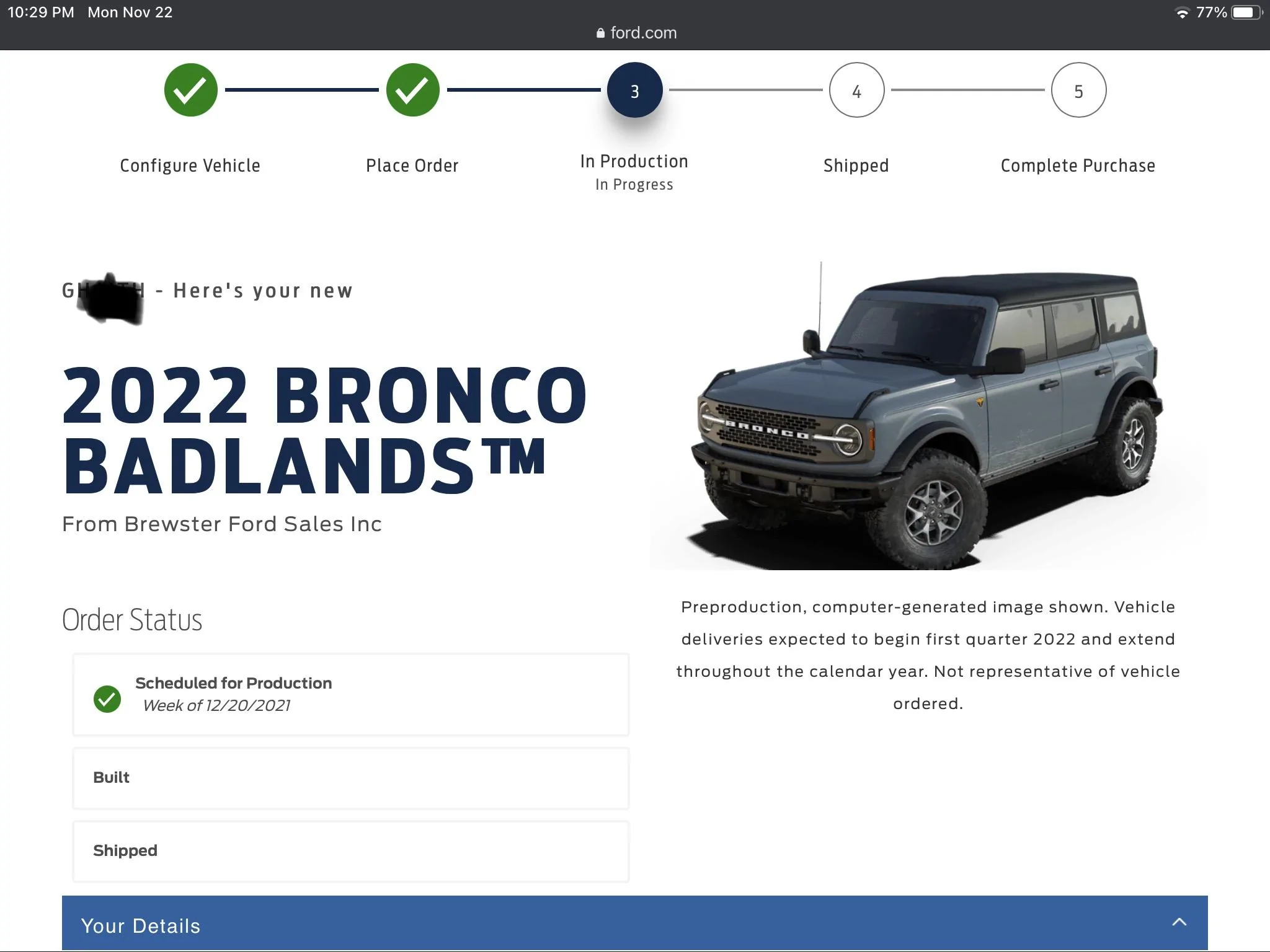 Ford Bronco 🛠 12/20/21 Build Week Group B17121A6-BAA1-40F4-8A51-04D513DCFD36