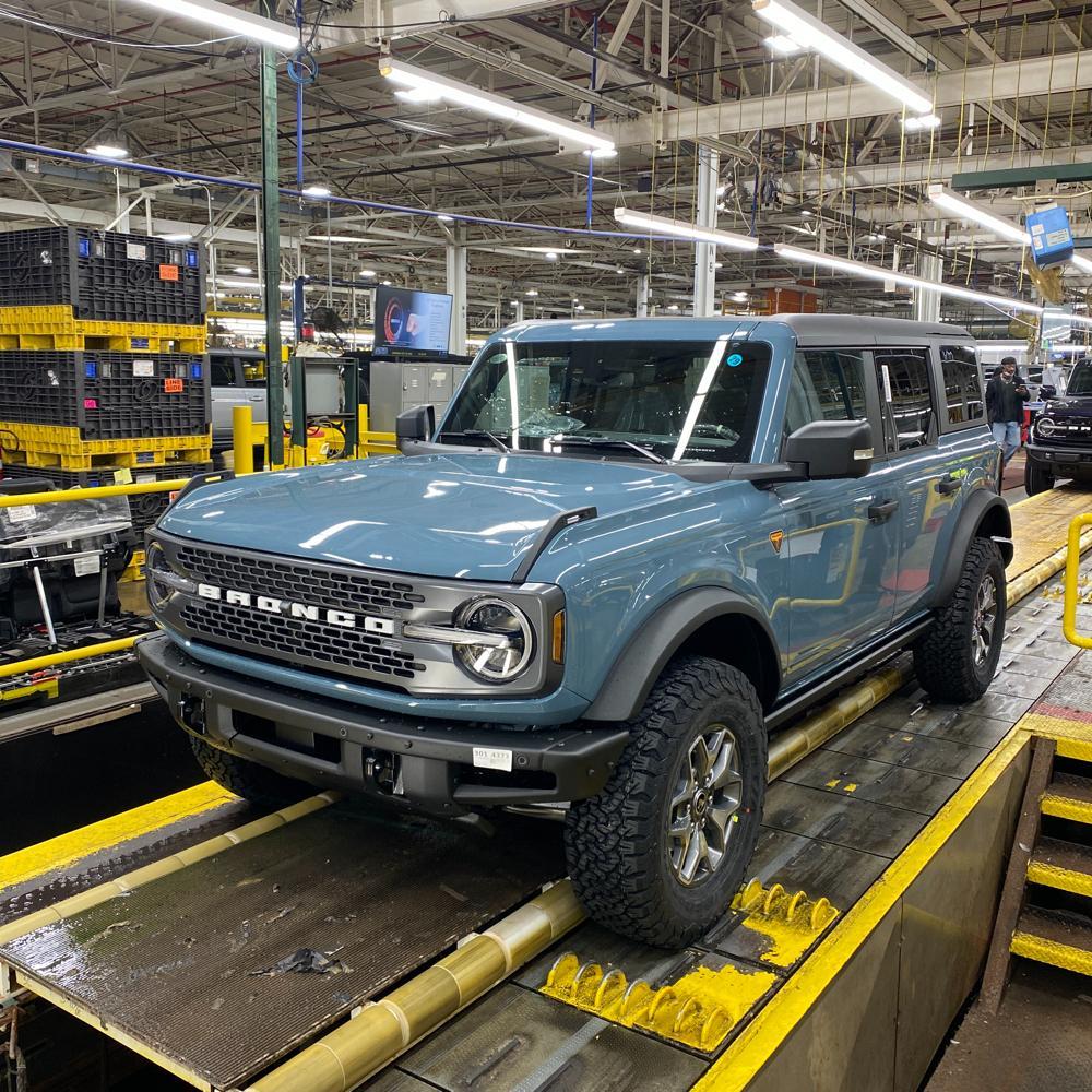 Ford Bronco AREA 51 Bronco Club my bronco assembly line