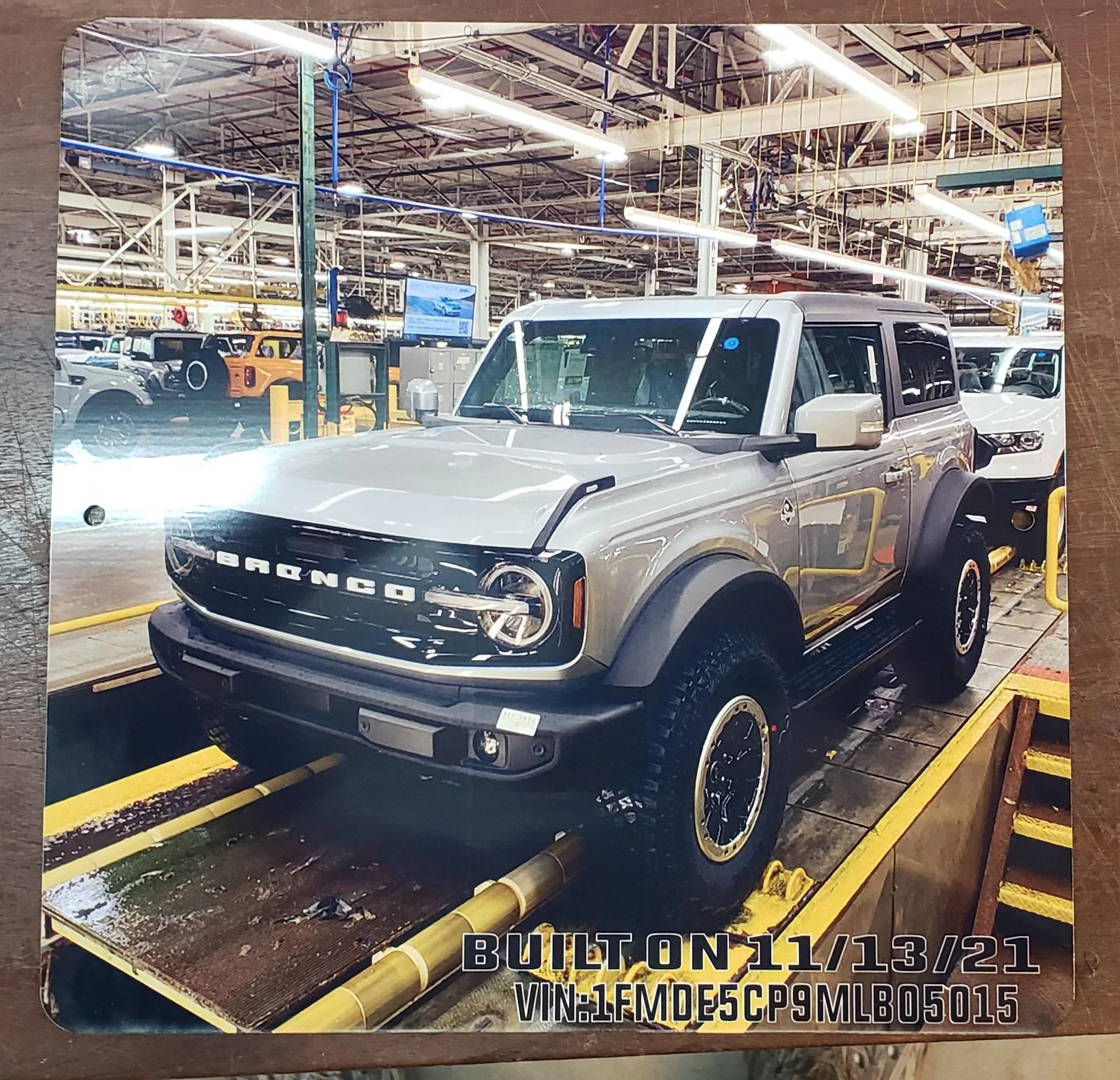 Ford Bronco Metal assembly line photo 20211201_162342