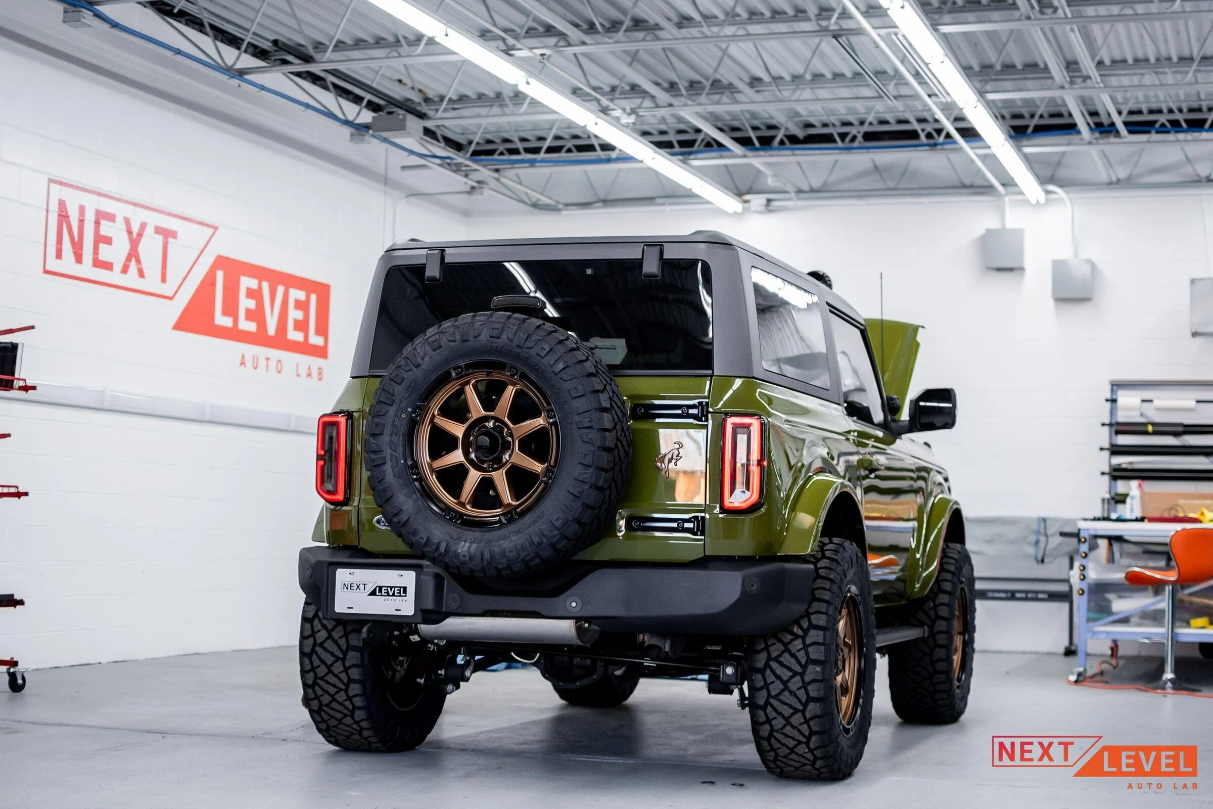 Ford Bronco Khaki Green Bronco Outer Banks Build - 2" Lift, 35" Nitto, 20" Wheels, Rigid Lights, etc. 2618632E-978E-4E86-B488-07AC29804B7C