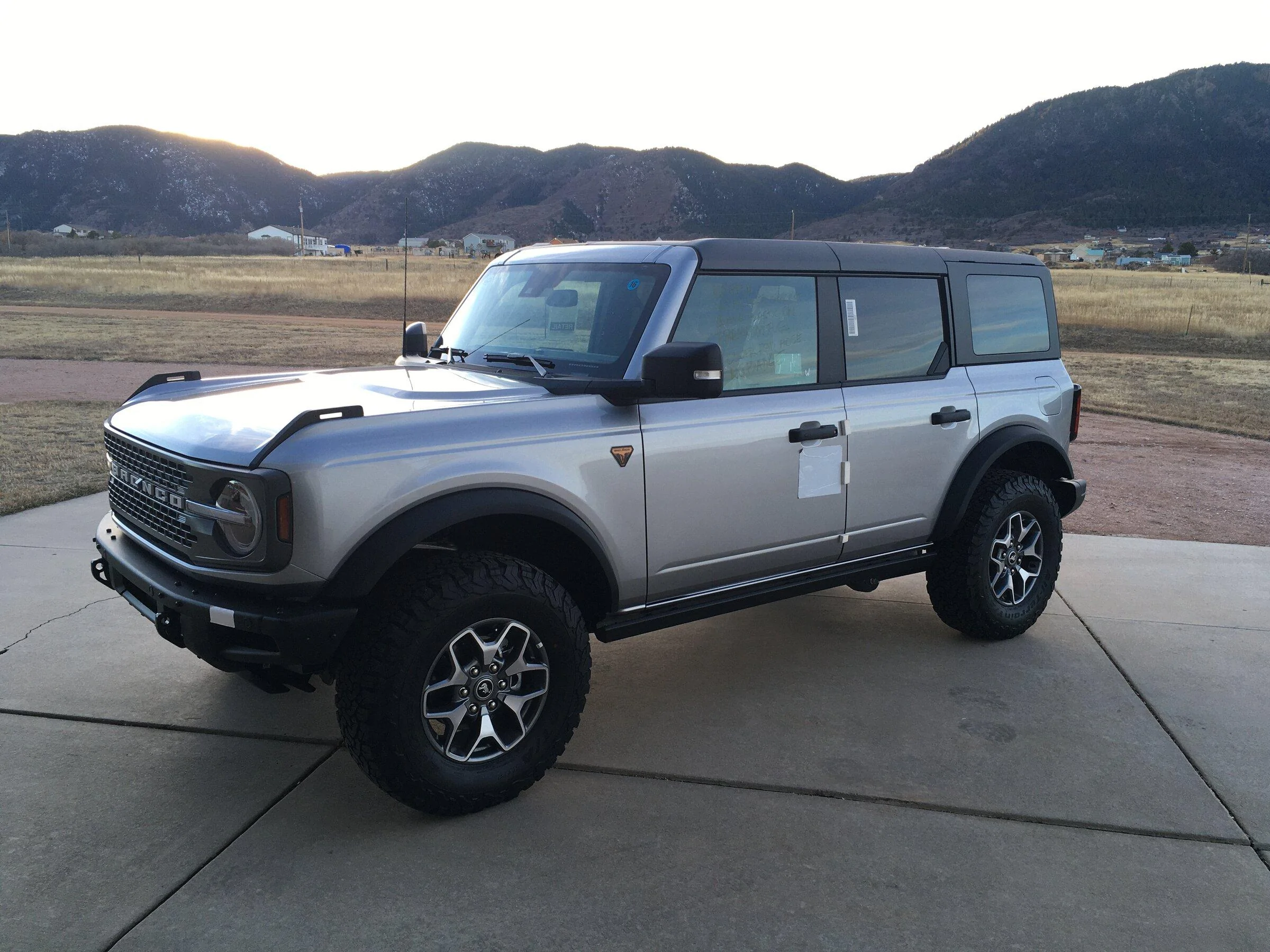 Ford Bronco Iconic Silver Paint Thread IMG_2331