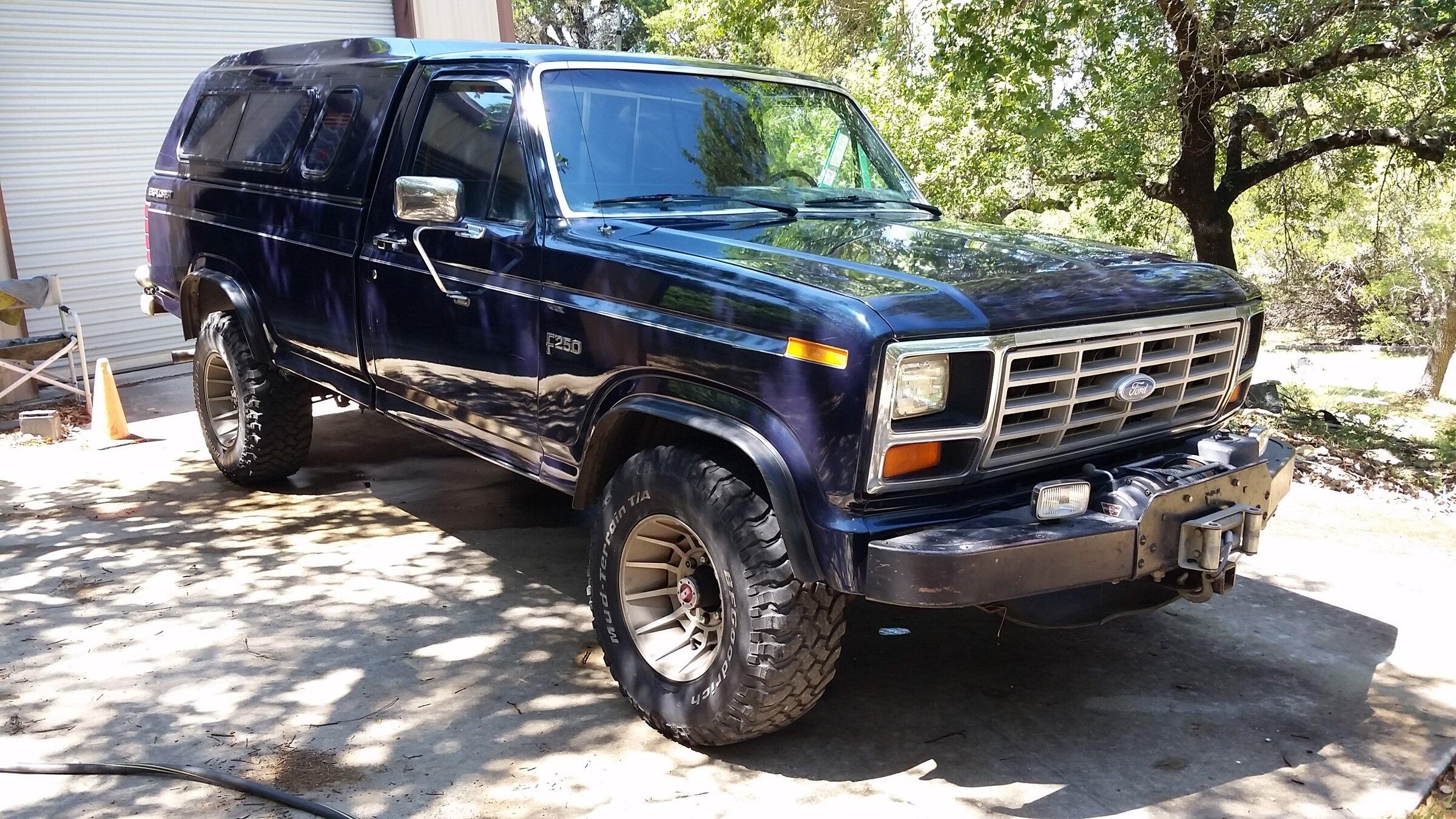 Ford Bronco Old school wheels options old_blue_apr_2018