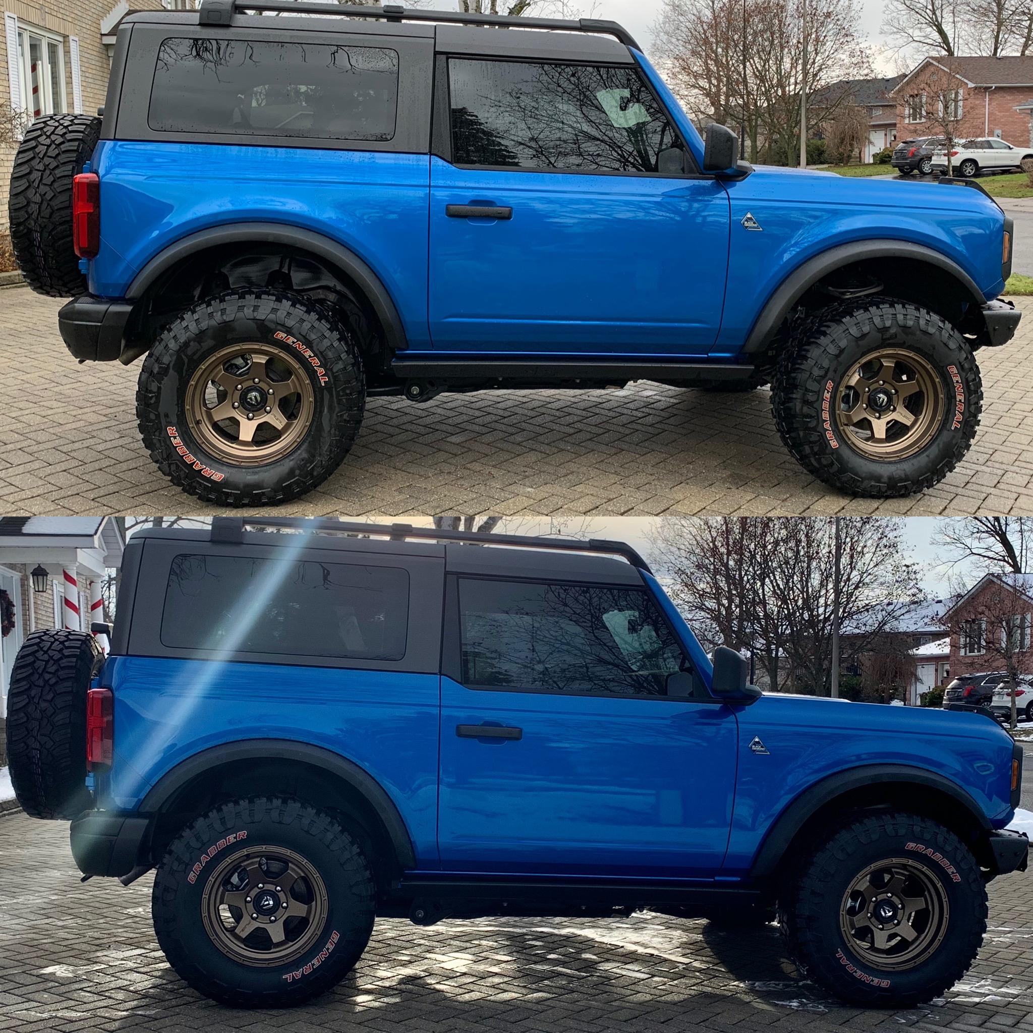 Ford Bronco Black Diamond on 33’s and 17X9 Bronze Fuel Shok +1 offset 1445311A-5757-4E89-9443-0AE73D1DF1DD