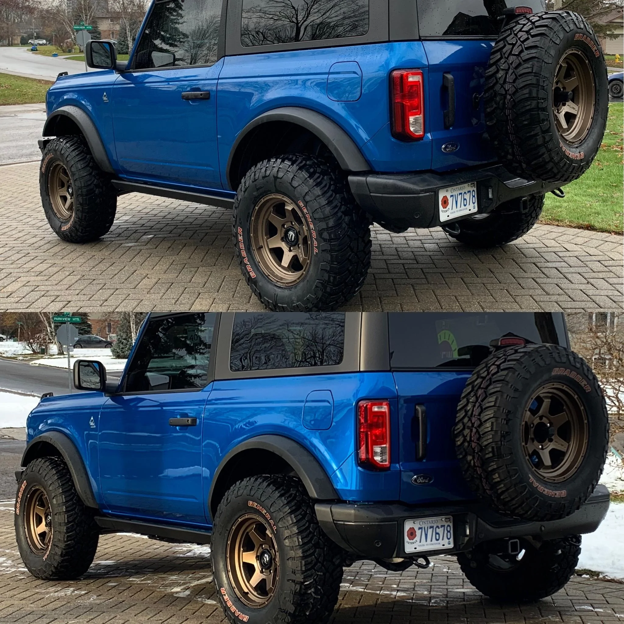 Ford Bronco Black Diamond on 33’s and 17X9 Bronze Fuel Shok +1 offset 7A50B1A3-578D-404C-8F71-5364580B11CC
