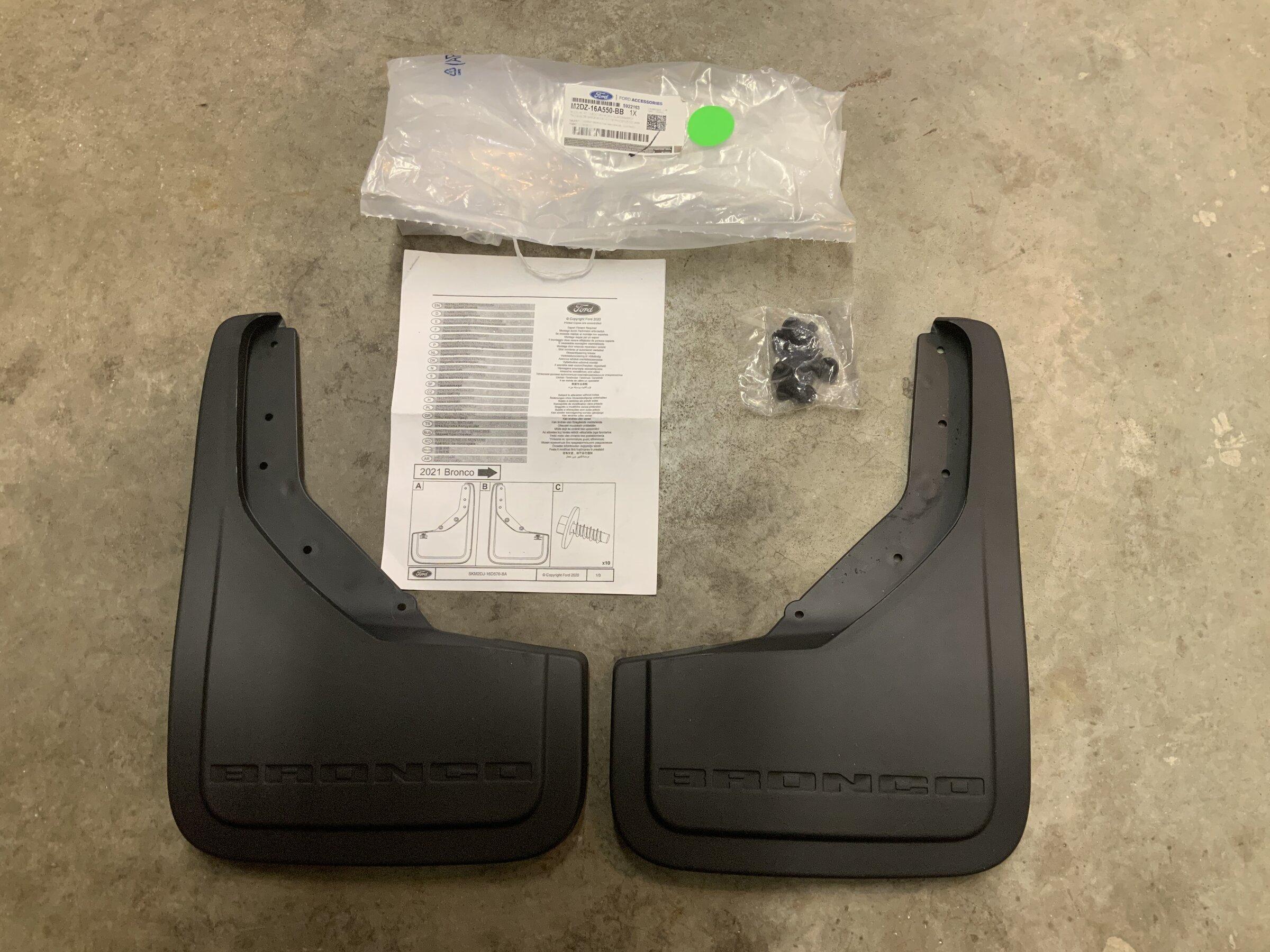 Ford Bronco OEM Rear Mud Flaps FF5FEC77-09A1-4A0B-ABE6-2048A5E81785