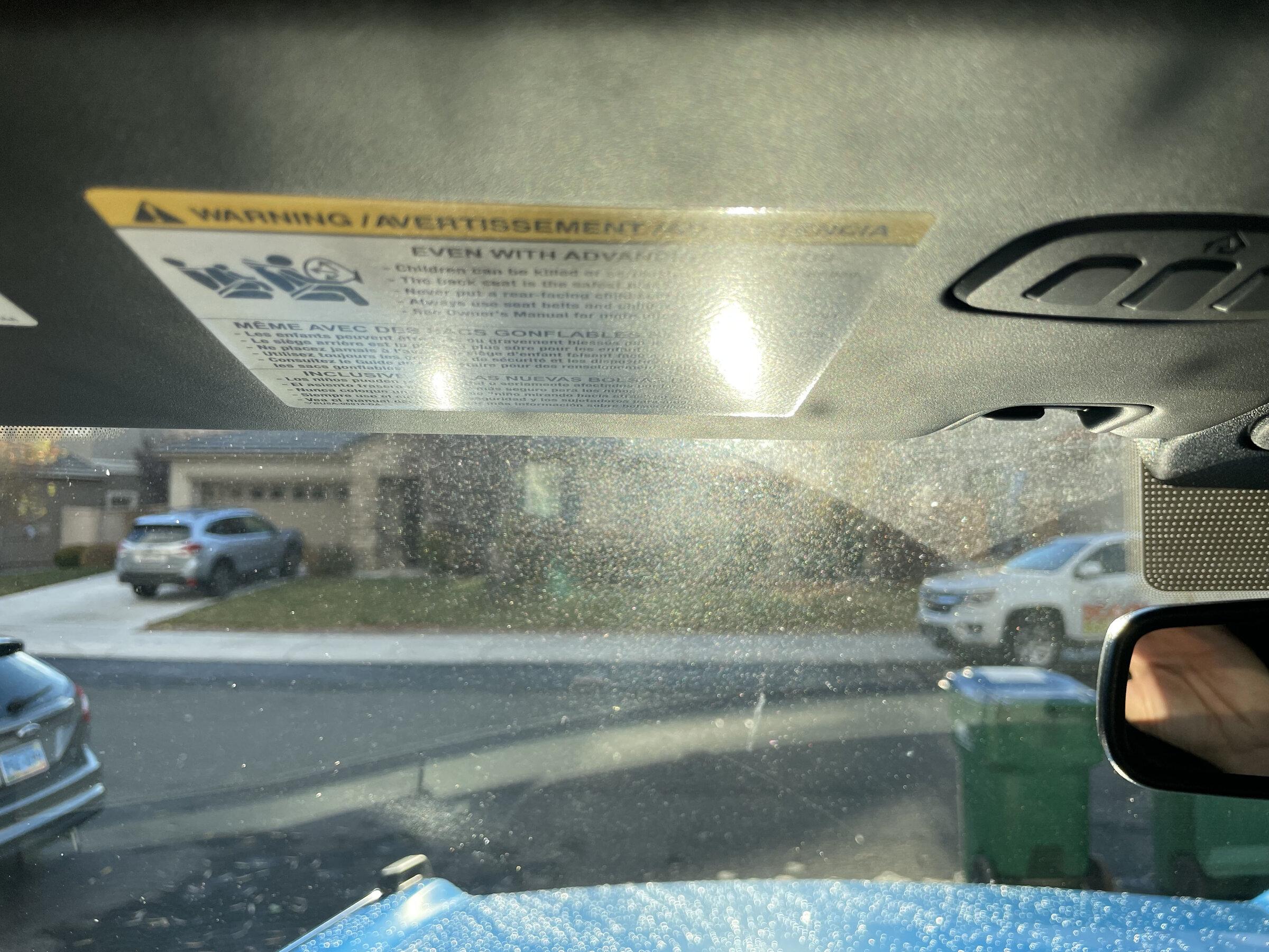 Ford Bronco DELIVERY CHECKLIST  (OCD Version) for Expectant Bronco Owners badlands_windshield_interior