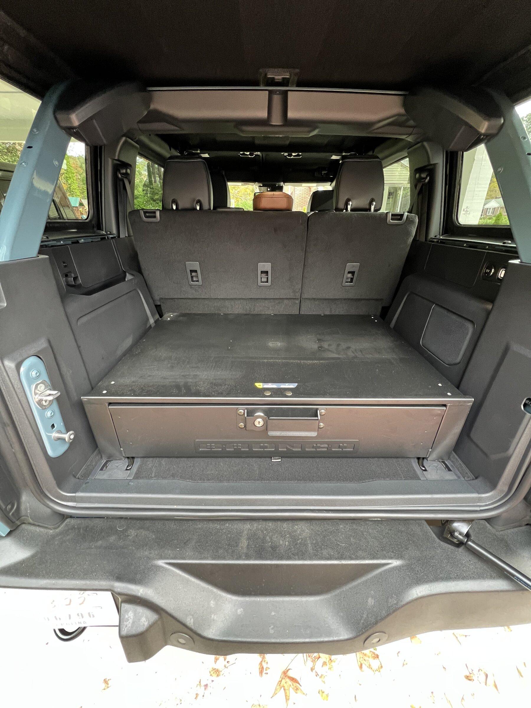 Ford Bronco Cargo Area Security Drawer Tuffy - $500 OBO 92745D48-116C-4A00-94C7-E18EFD3B0A3A