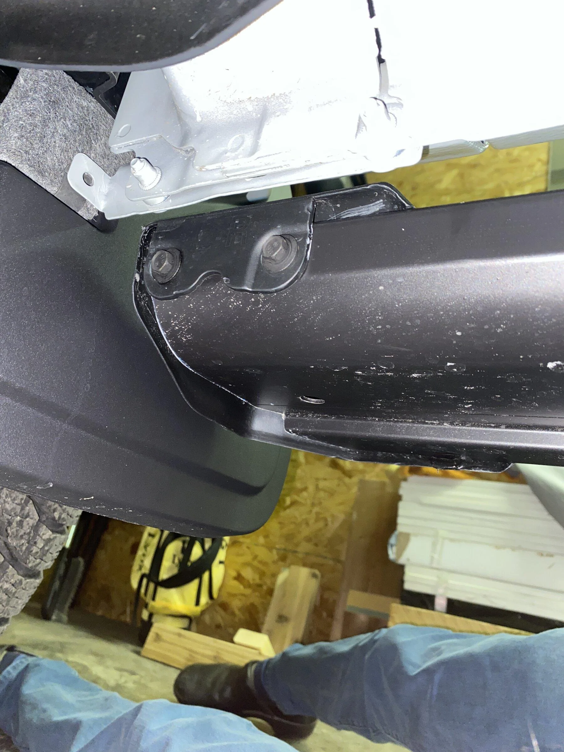 Ford Bronco Front Splash Guards/Mud Flap will NOT fit with Running Board imag
