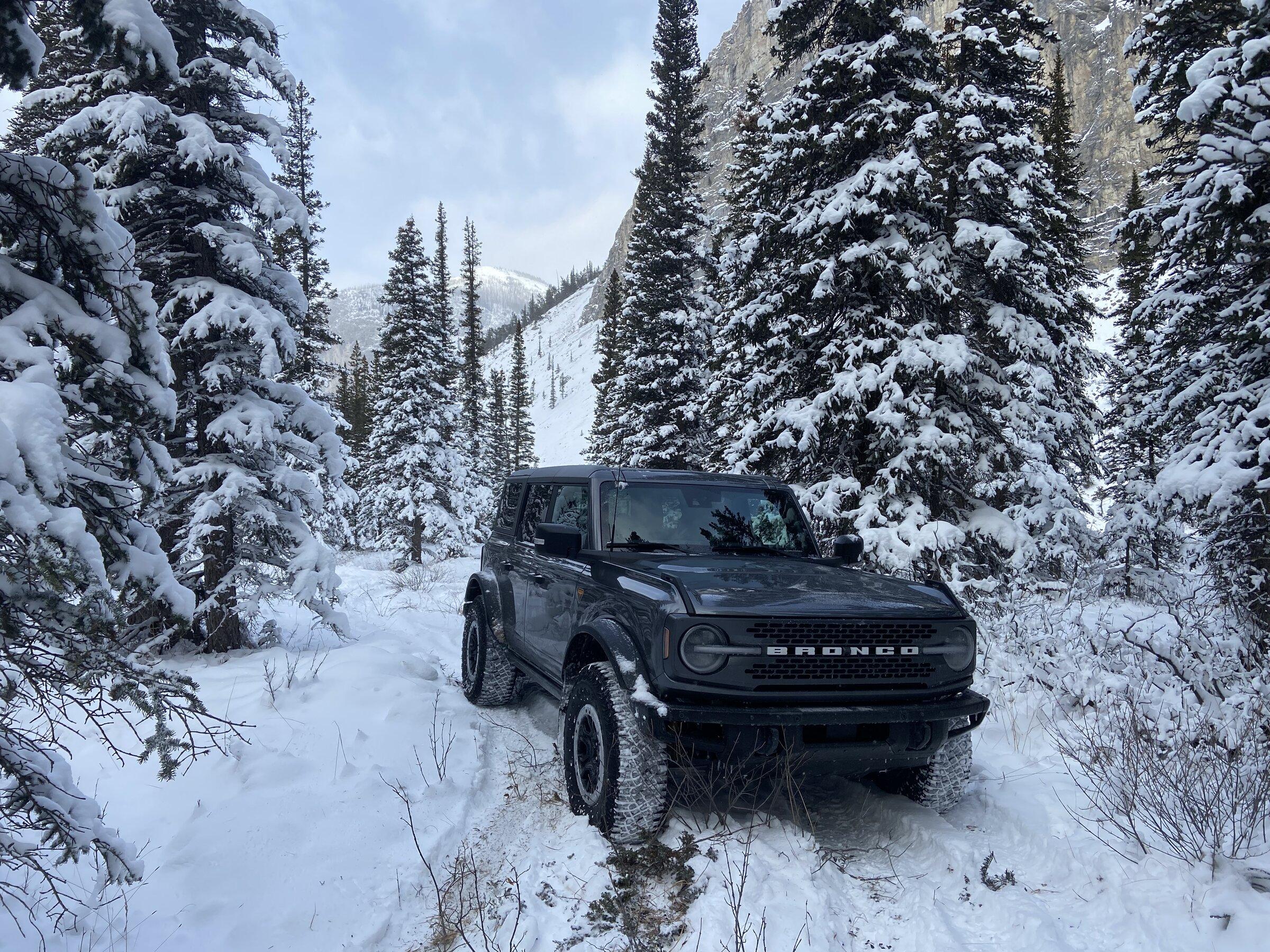 Ford Bronco Badlands Sasquatch snow wheeling local trails 3DC928F5-2CEE-4E4E-B5A1-28CDD2E78A8B