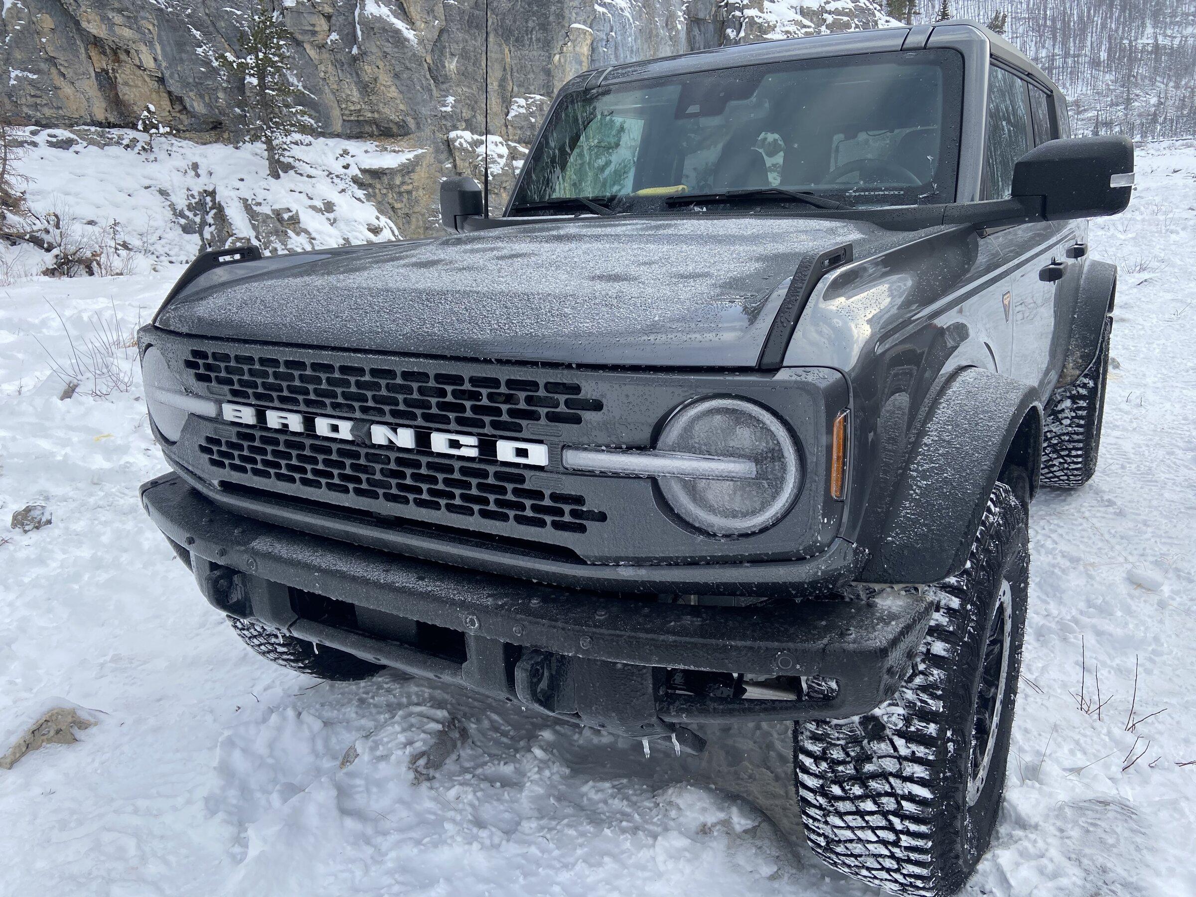 Ford Bronco Badlands Sasquatch snow wheeling local trails 82D425B0-3CE8-4796-AF75-97B3993AB26A