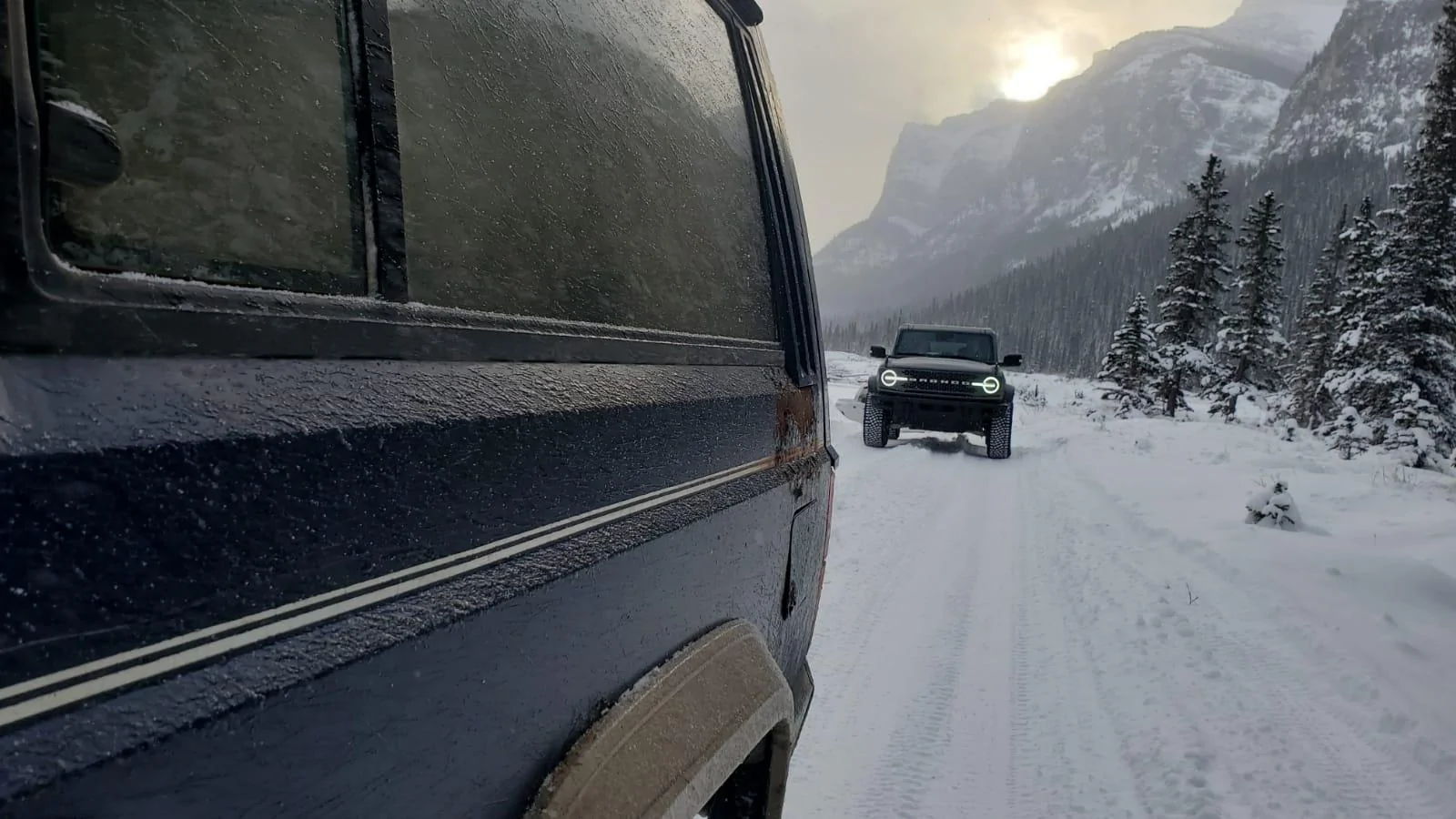 Ford Bronco Badlands Sasquatch snow wheeling local trails 13BA39F5-977C-4DBE-B836-5F2DF5865277