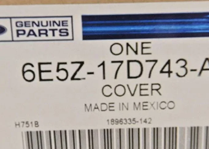 Ford Bronco SSM 50324: Mirror Whistle Fix from Ford = redesigned mirror cap 22222