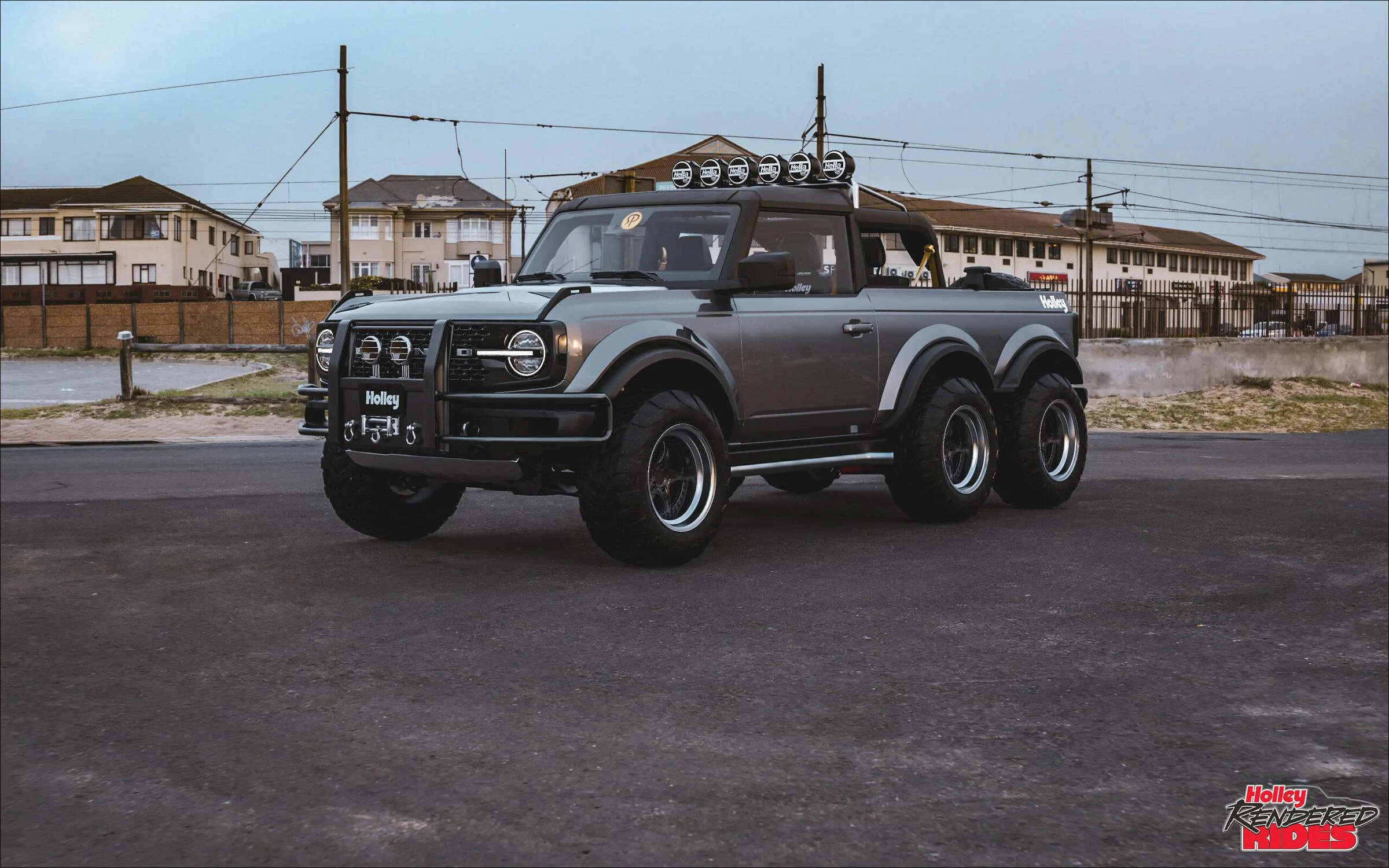 Ford Bronco Holley 6x6 Bronco rendering prokop_bronco_6x6__6_