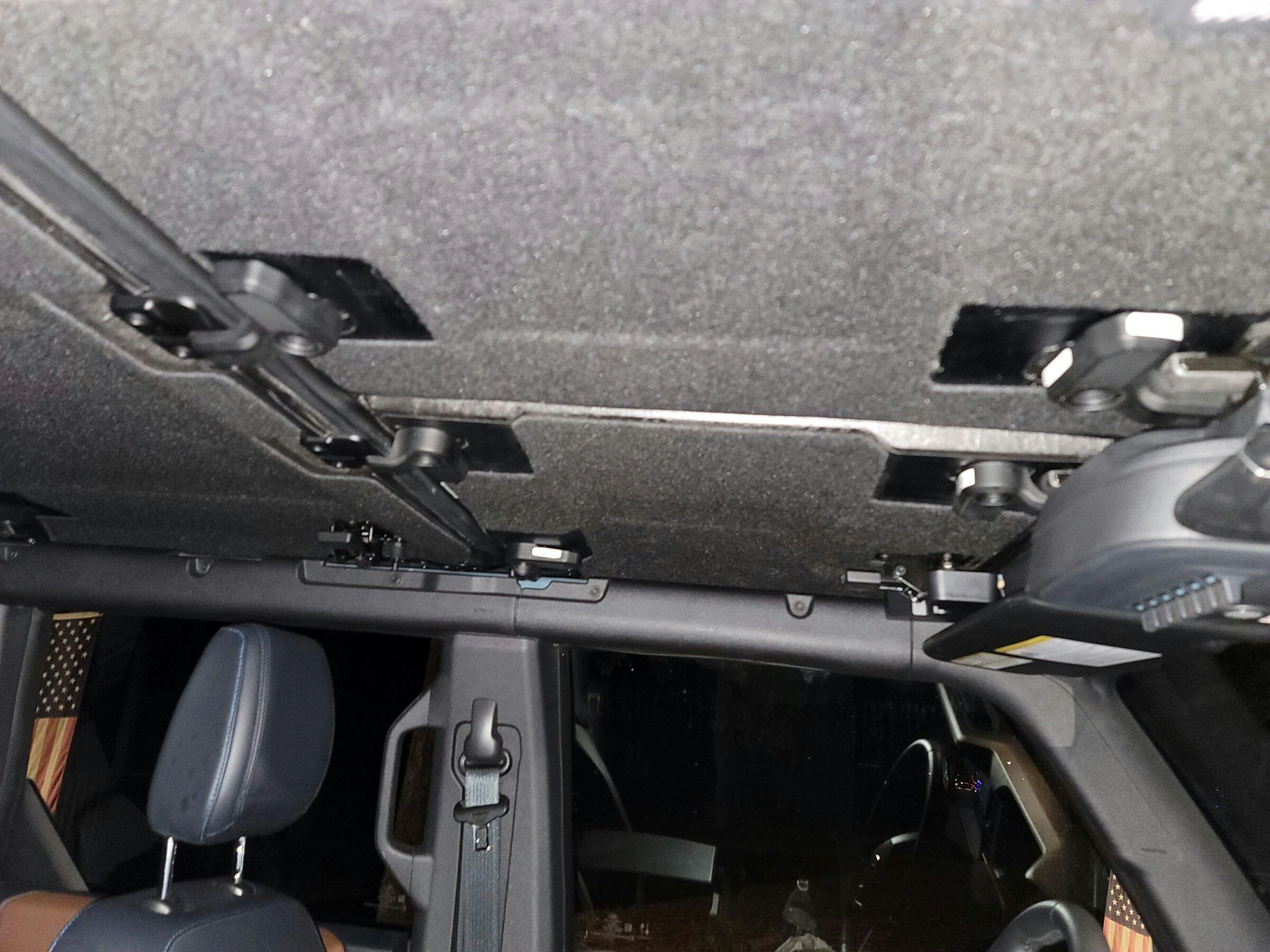 Ford Bronco Sound deadening headliner 20211207_185403