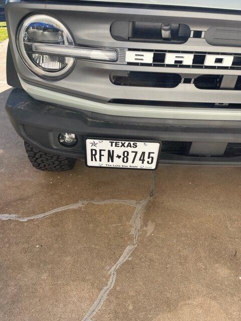 Ford Bronco Front license plate ticket? IMG_4463