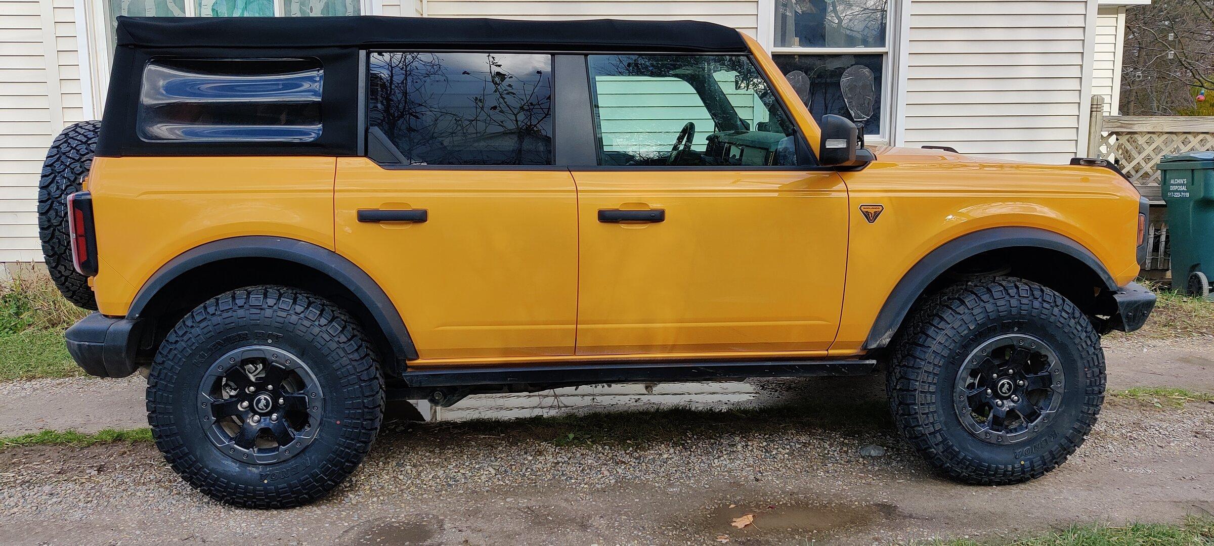 Ford Bronco Added a 1" Leveling Kit IMG_20211118_105336