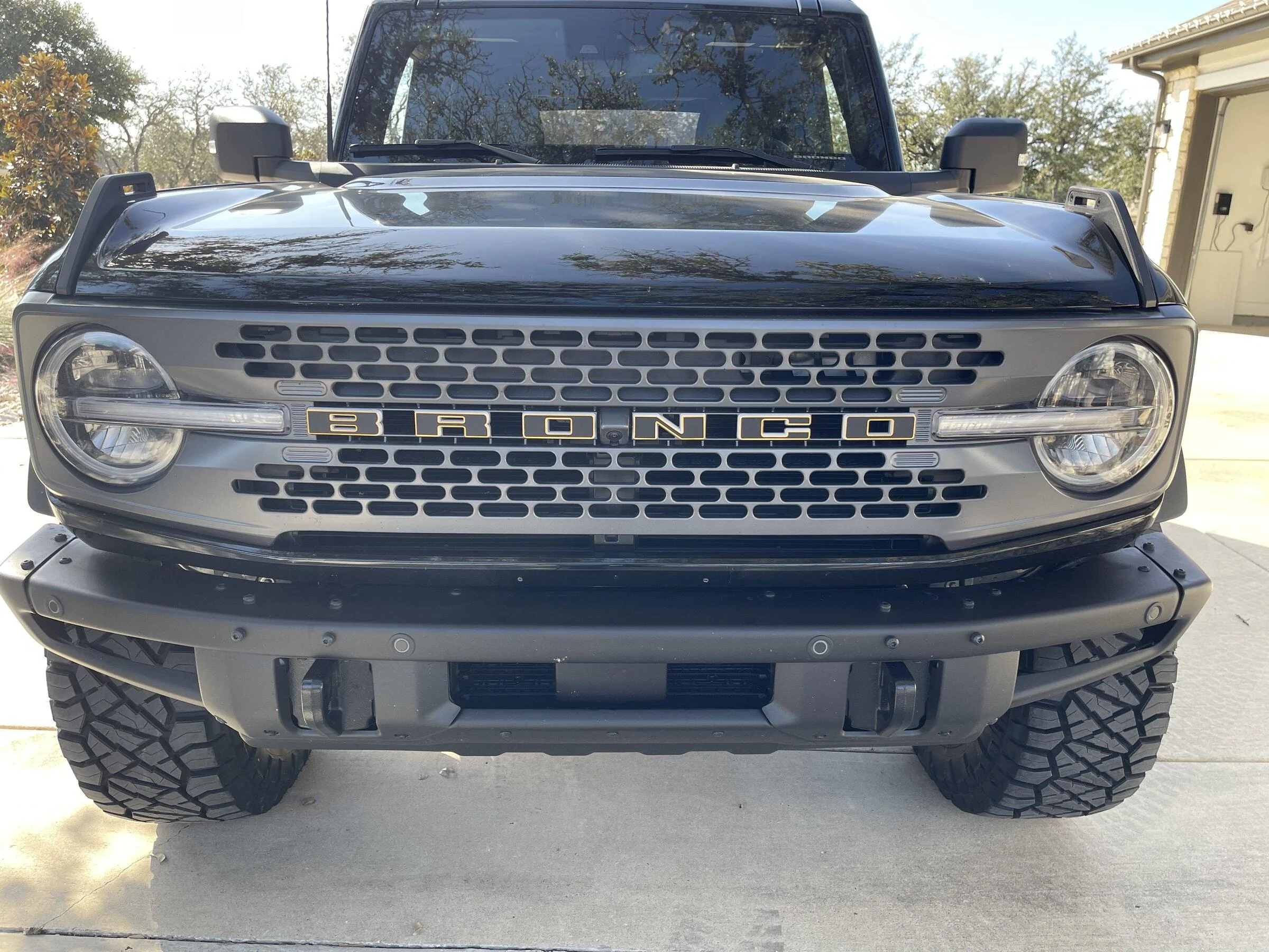 Ford Bronco Sticker Fab vinyl lettering installed A1B89D37-F760-4DEF-996A-DCF7716F2AEA