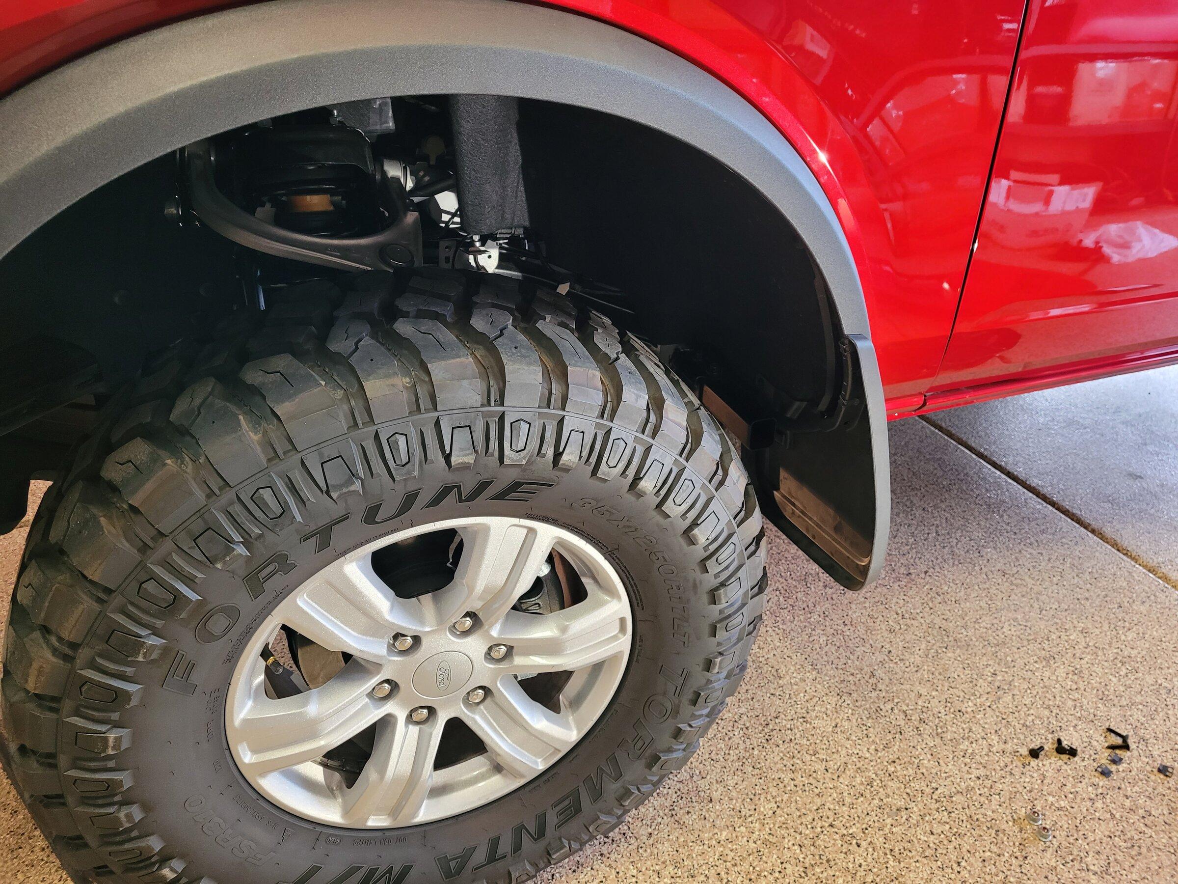 Ford Bronco Added ford accessory mudflaps 20211208_163650