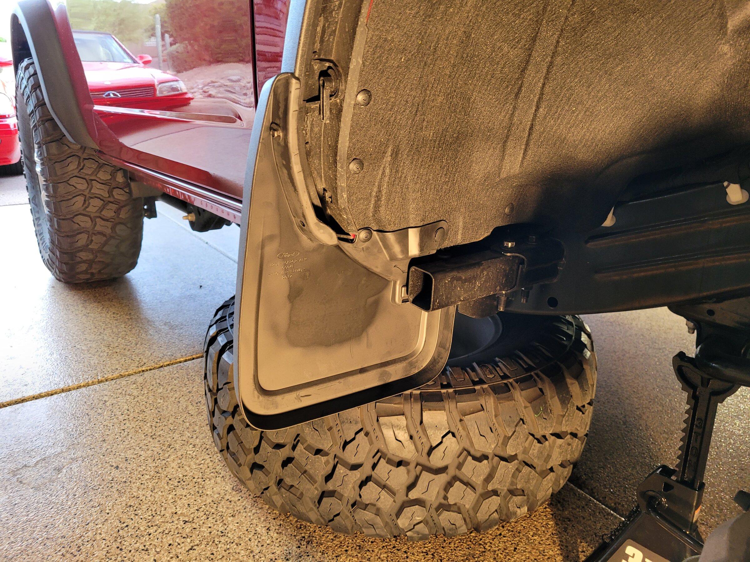 Ford Bronco Added ford accessory mudflaps 20211208_163822