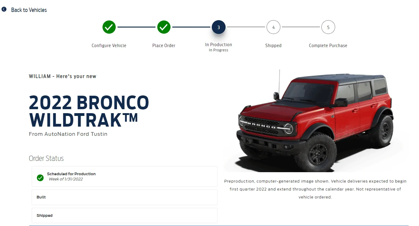 Ford Bronco Production Scheduling Hitting Trackers (12/9) 1639119252824