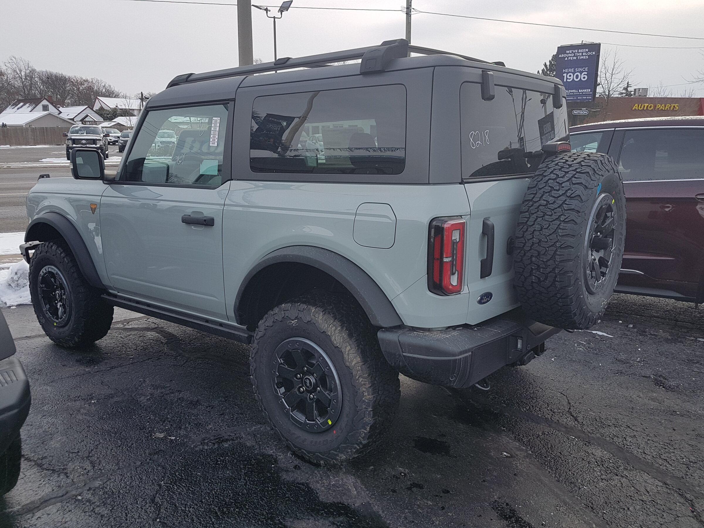 Ford Bronco Bronco Team 2 door. 20211209_111630