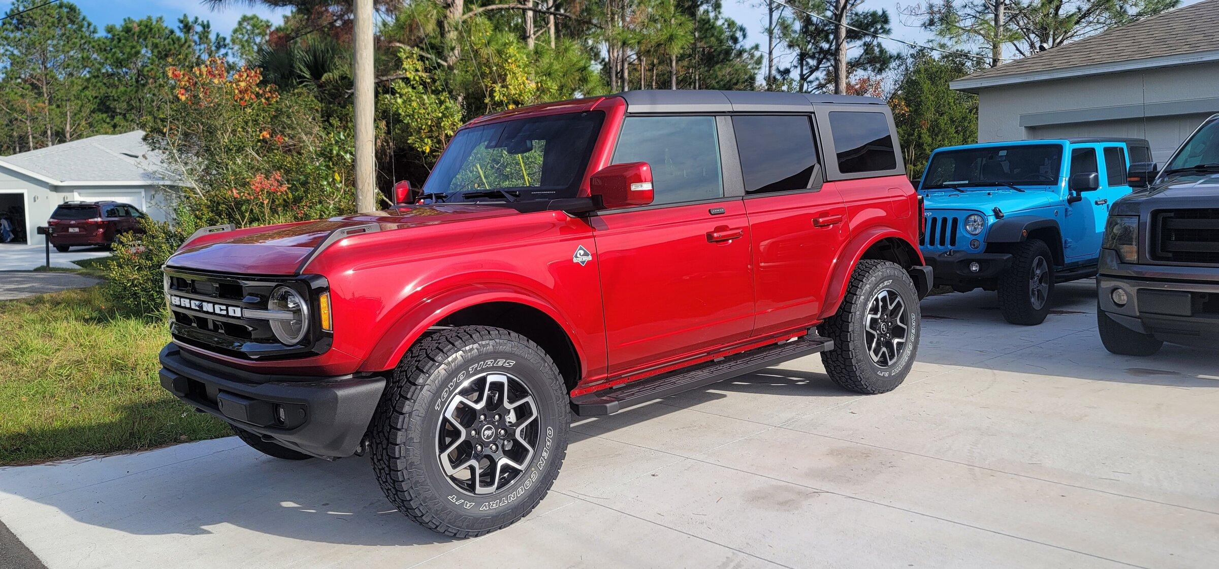 Ford Bronco What a difference tires make on OBX wheels 20211211_095543