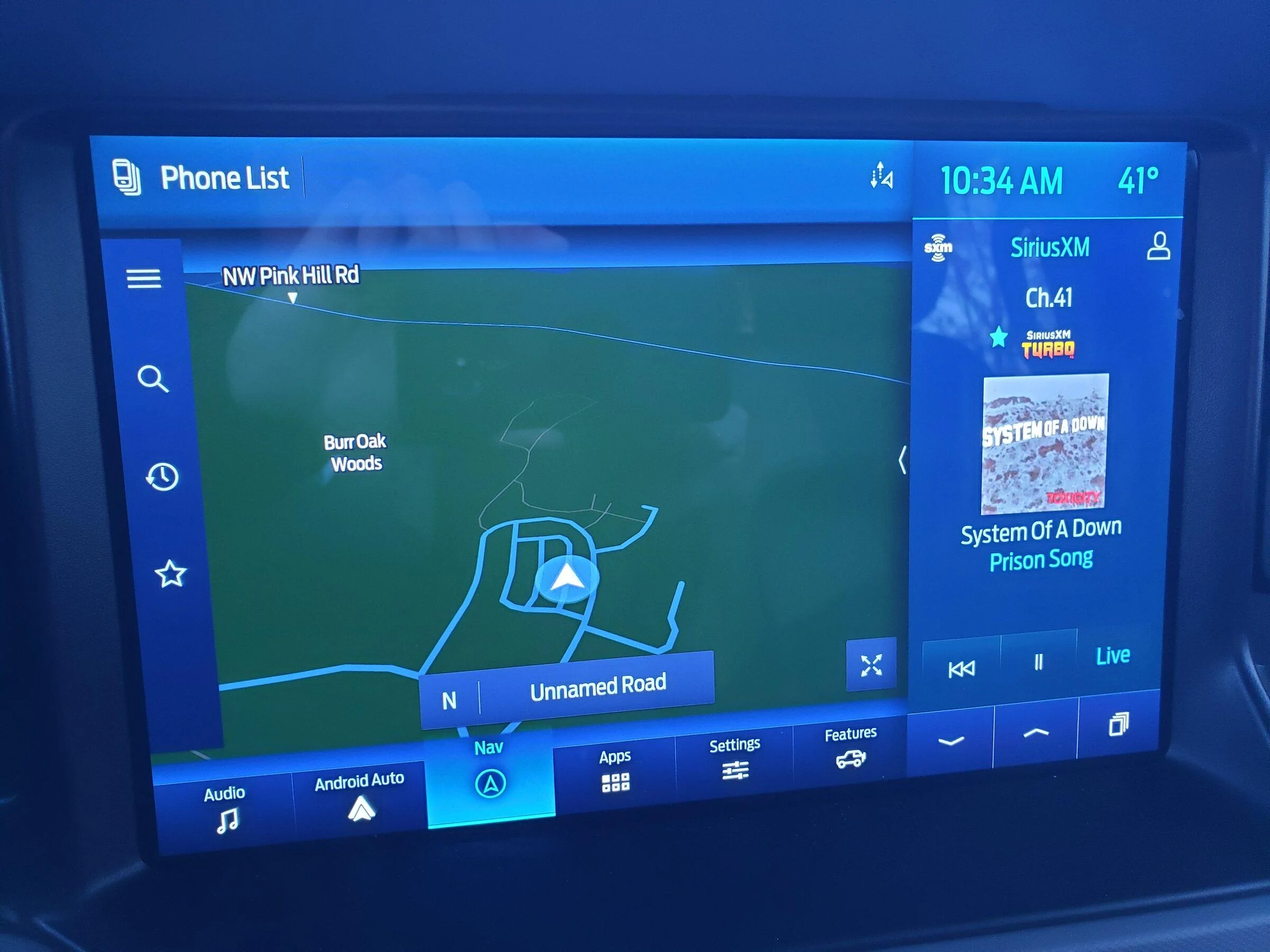 Ford Bronco Night Mode / Dark Mode for display screen automatic or selectable? 20211211_103435