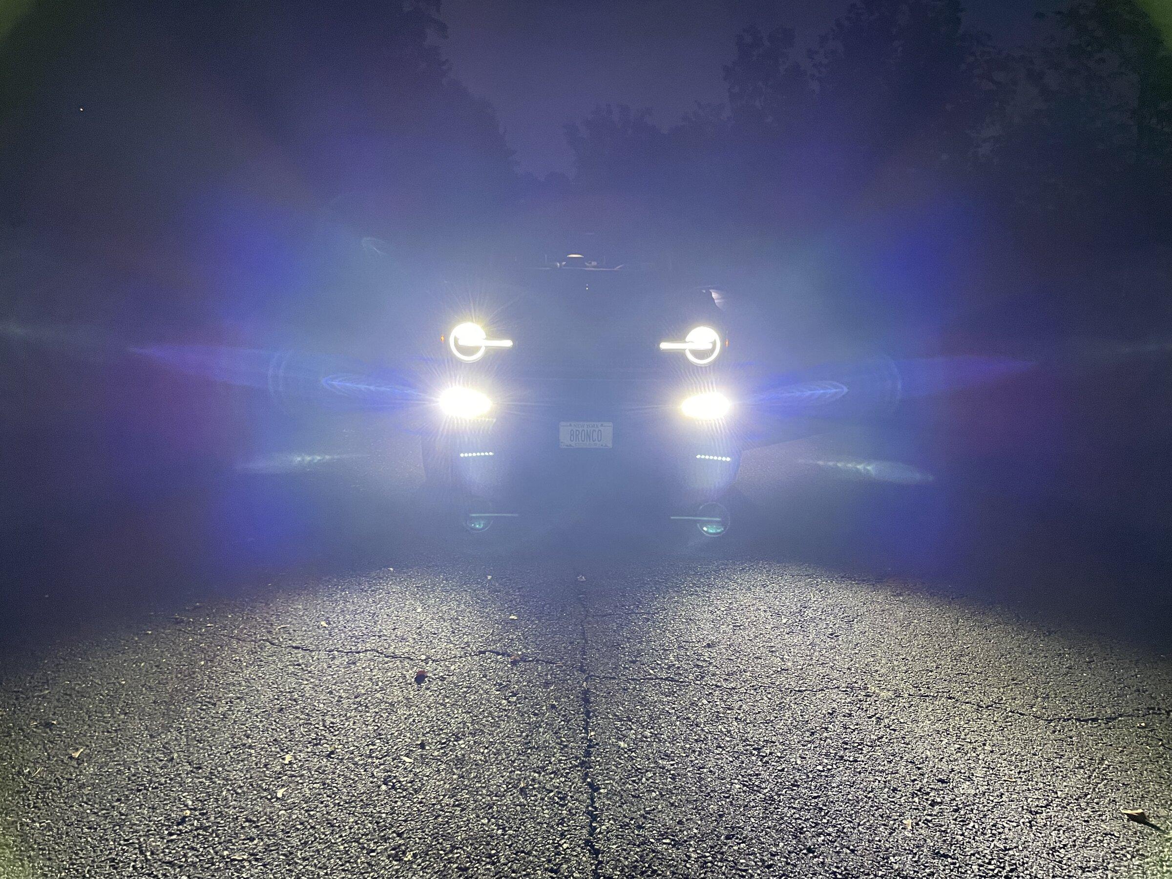 Ford Bronco Lights installed in grill and bumper (Outer Banks) D63F4832-5127-4789-8824-147ABE3F24AD