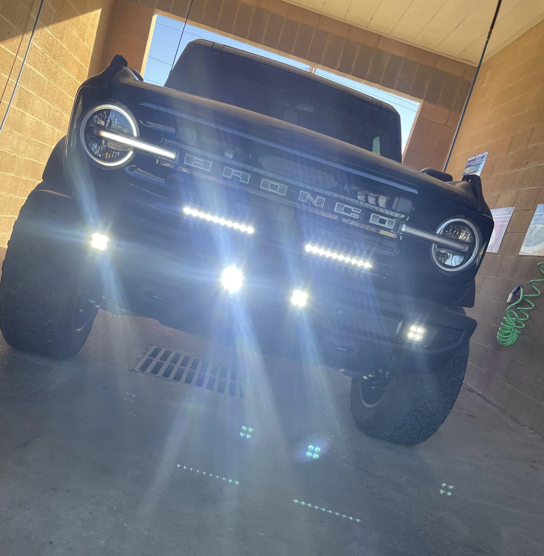 Ford Bronco Lights installed in grill and bumper (Outer Banks) 0B3A0823-976D-4E62-9E04-76101BD8579B