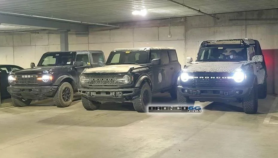 Ford Bronco Videos & pics: Even more Bronco prototypes converge on Moab + Rock Crawling Videos 2021 Ford Bronco Moab Parking