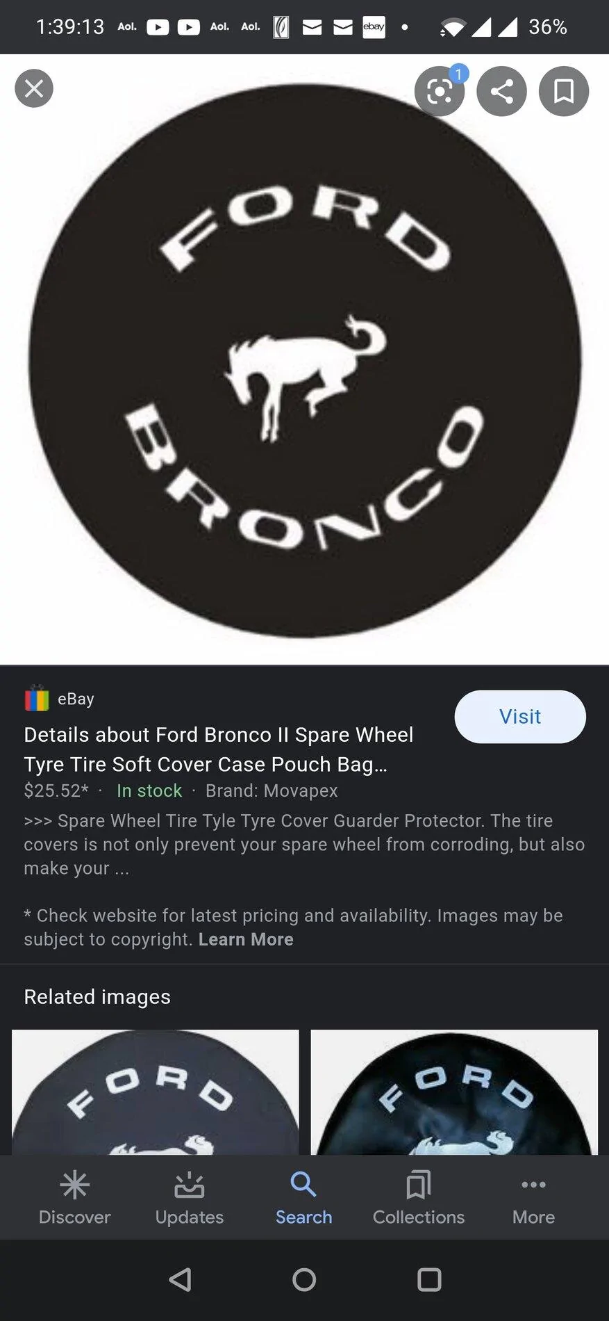 Ford Bronco Spare tire covers Screenshot_20200808-133913