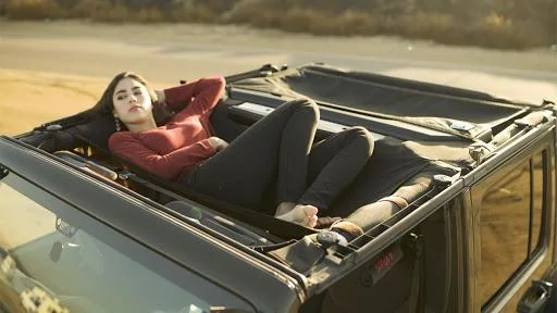 Ford Bronco Hammock inside the truck IMG_2369