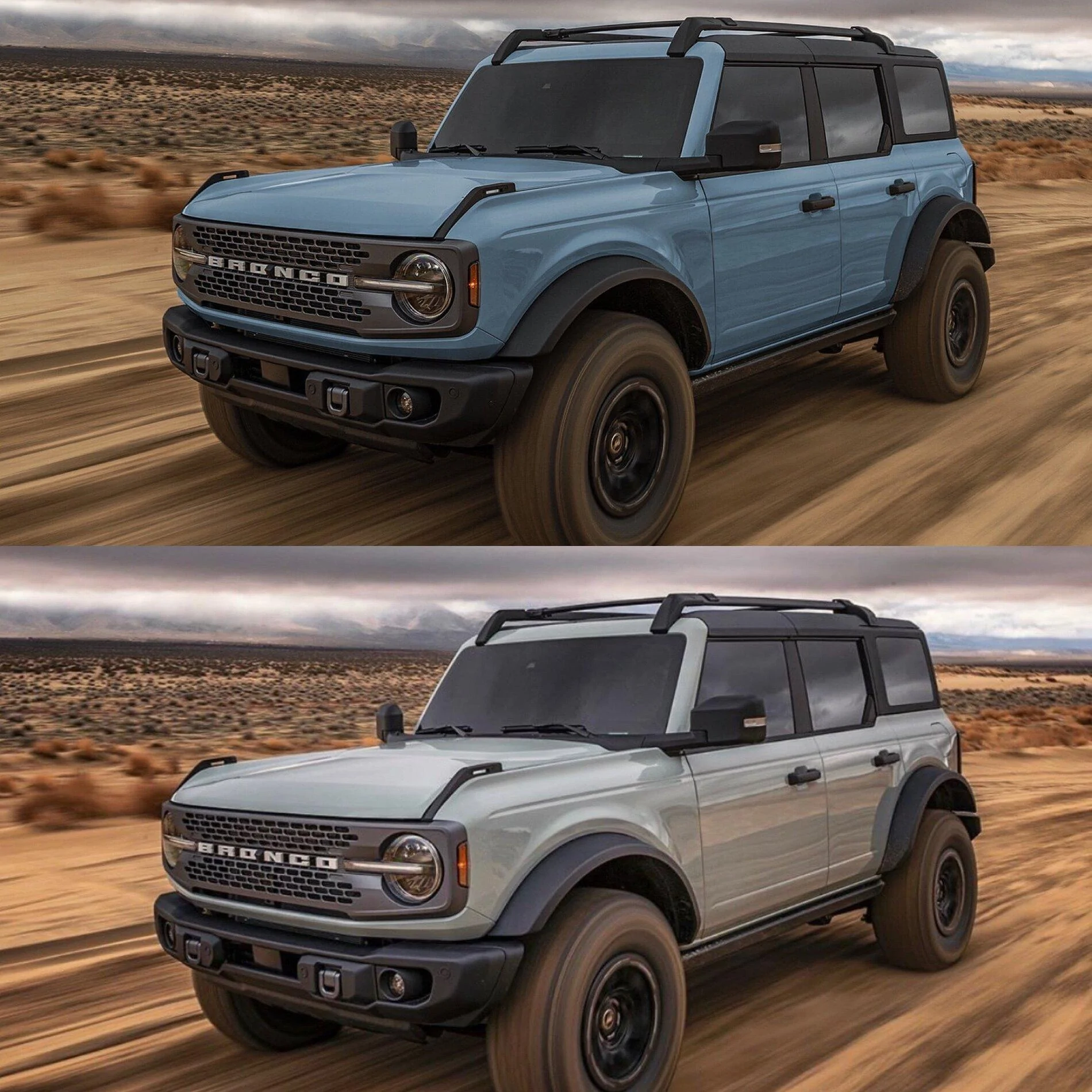 Ford Bronco Cactus Gray and Area 51 F1BB1A38-778A-4F8D-B0FE-5DB59146B17C