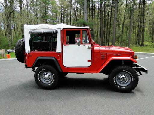 Ford Bronco White Soft Top!? FJ40 soft to