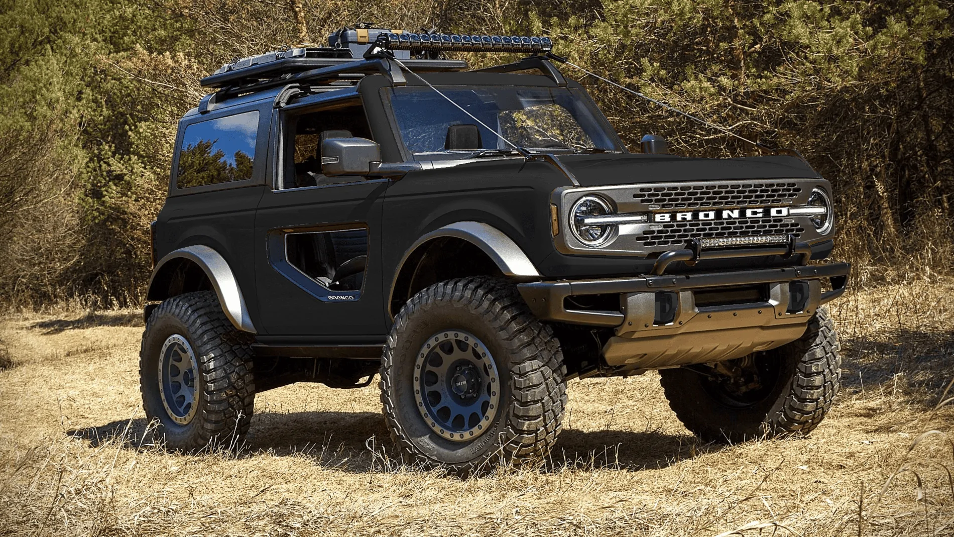 Ford Bronco Different Trims with 33s and Sasquatch Renderings badsquatch_area51_acc_blk