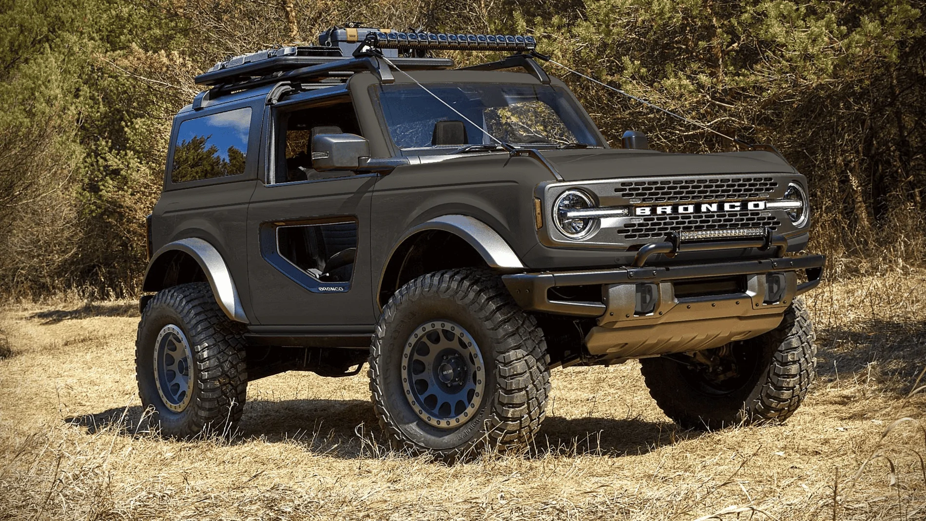 Ford Bronco Different Trims with 33s and Sasquatch Renderings badsquatch_area51_acc_carbonized_gray