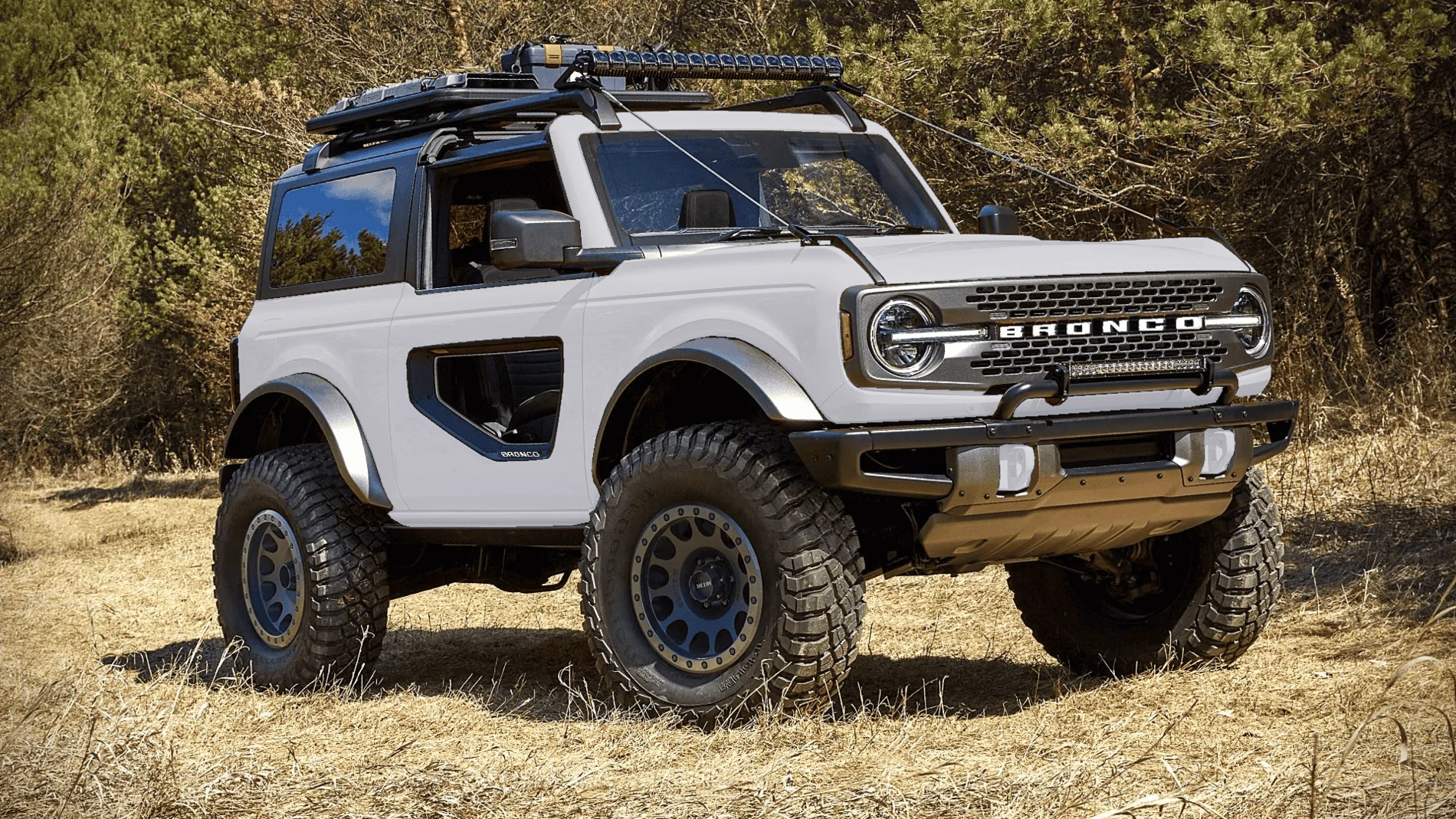 Ford Bronco Different Trims with 33s and Sasquatch Renderings badsquatch_area51_acc_whit
