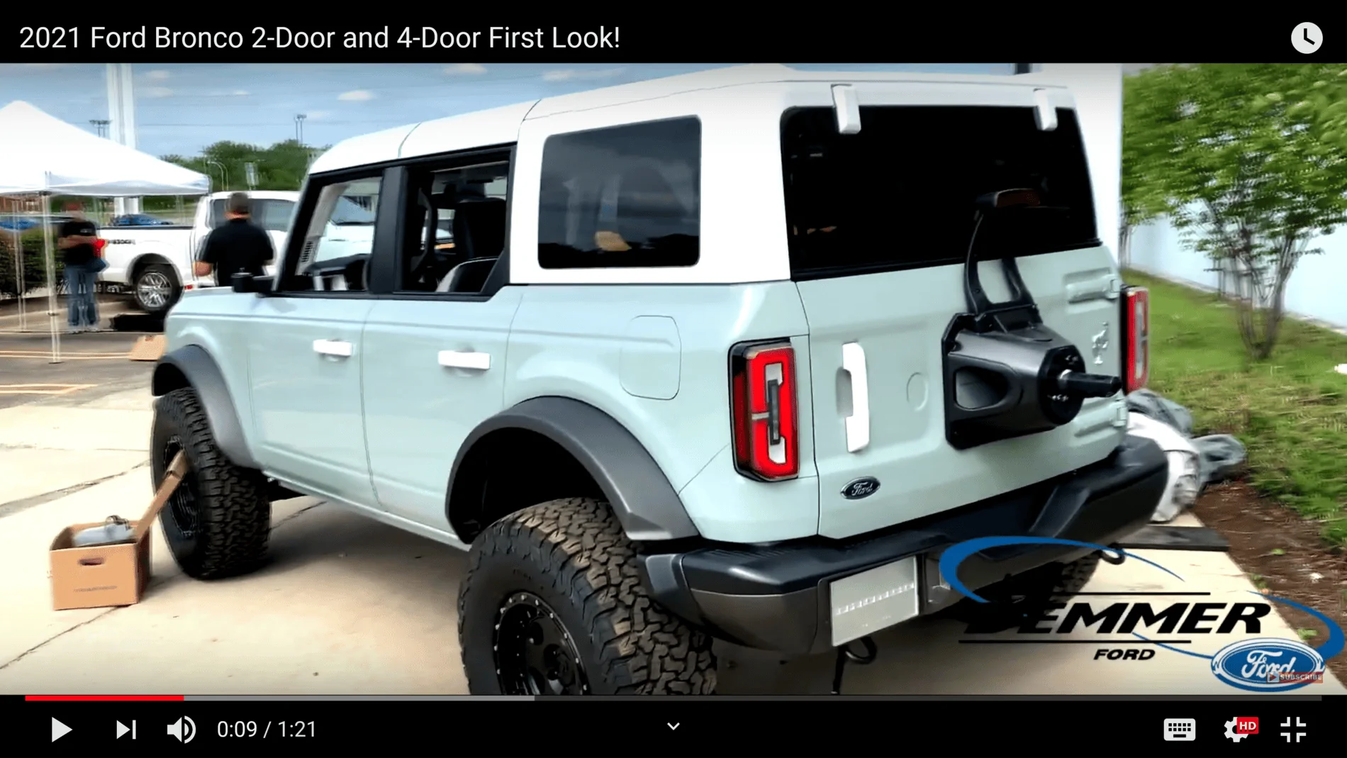 Ford Bronco Spare Delete  / Backup Camera Screenshot (1361)