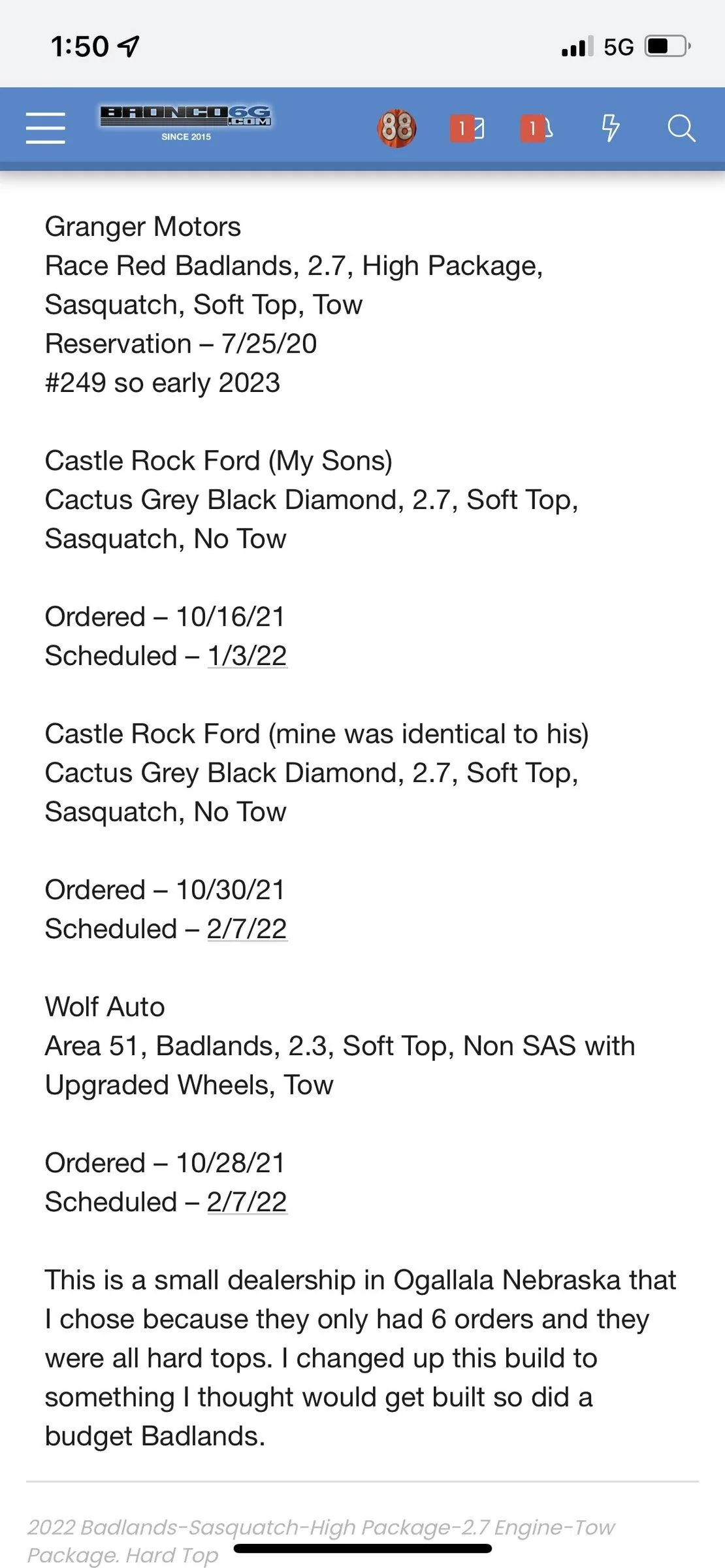 Ford Bronco A Confession: I was a fool 432D8D85-5E7F-4254-8C93-D57F46A4B7E4