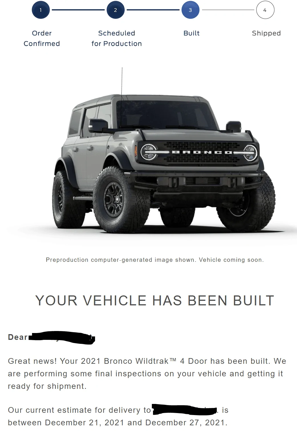 Ford Bronco *** DIRT MOUNTAIN Broncos - Built, Shipped, Delivered Tracker*** 1639332480623