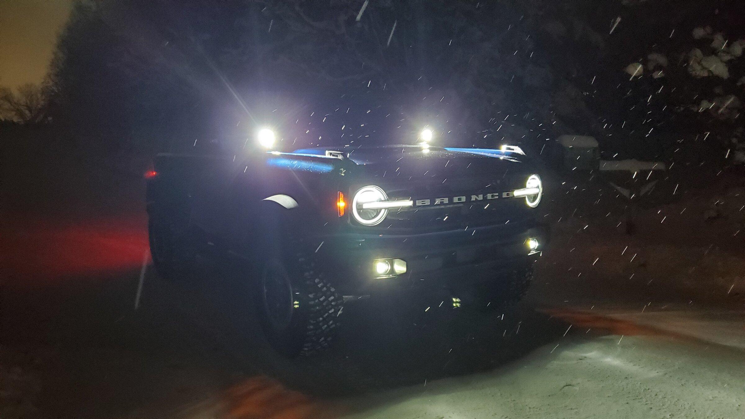 Ford Bronco First time going topless in 3 degrees F 20211112_233746